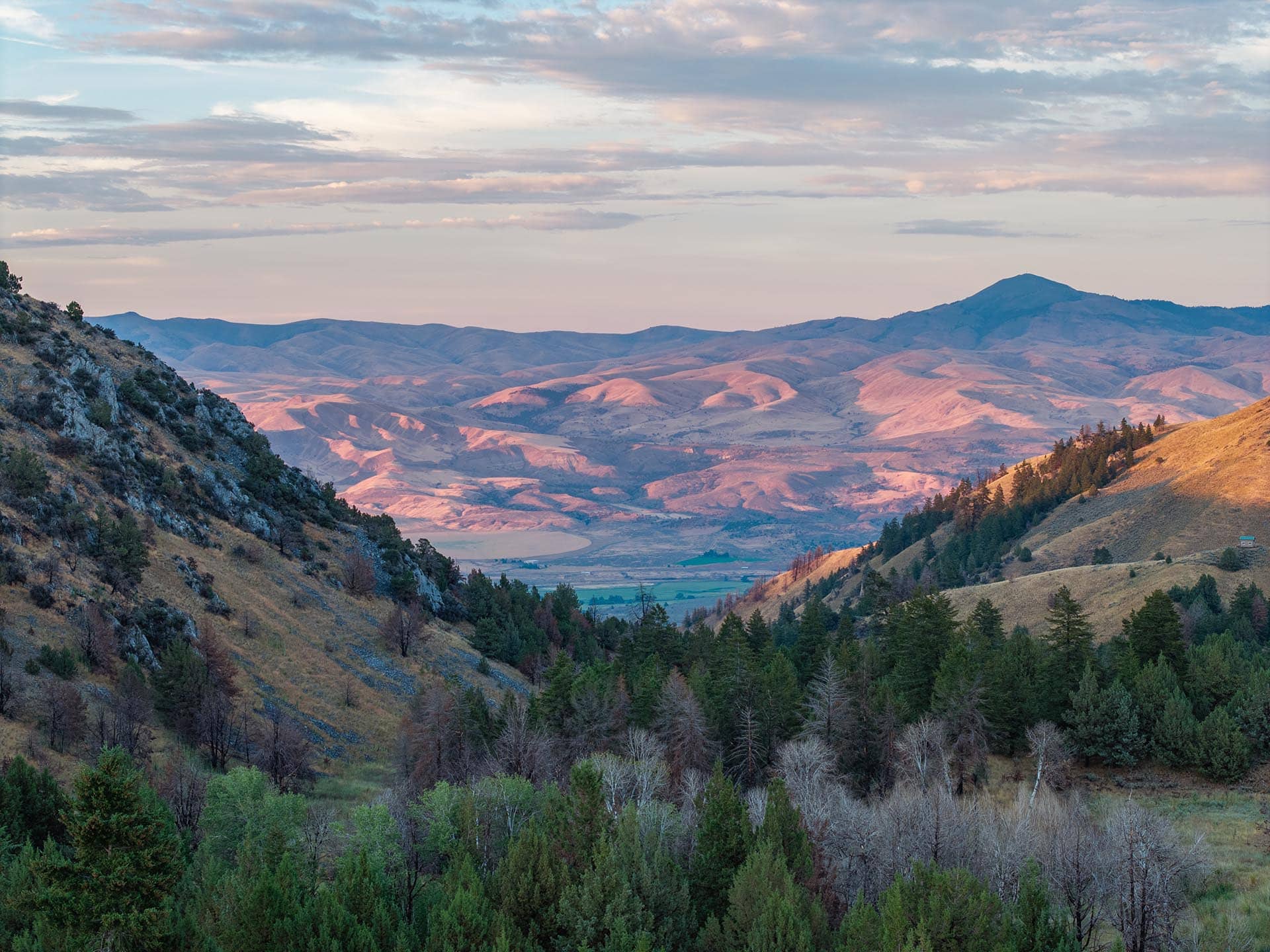 sunset valley views hunting sporting oregon powell creek ranch