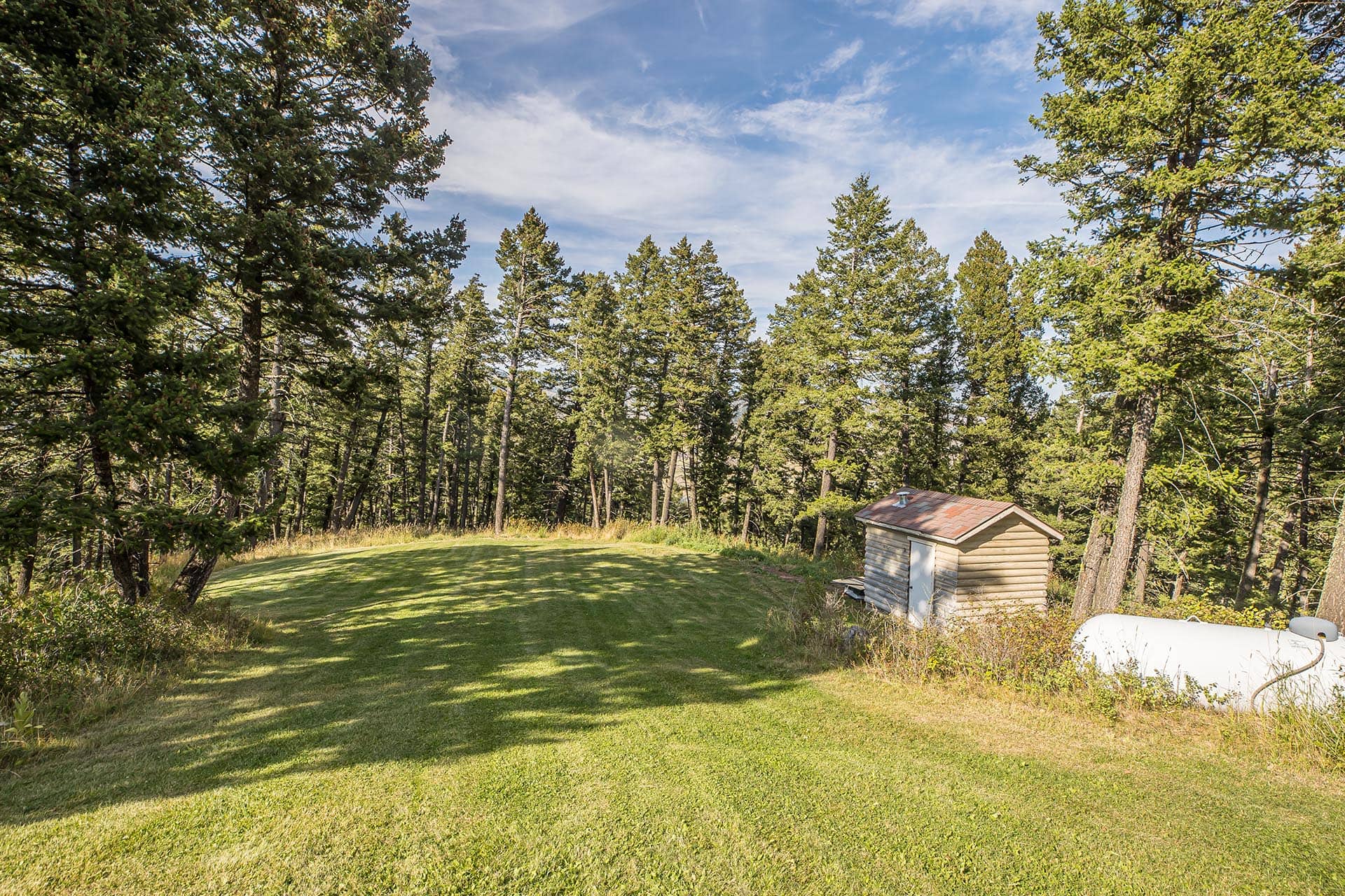 timbered clearing land montana elk ranch