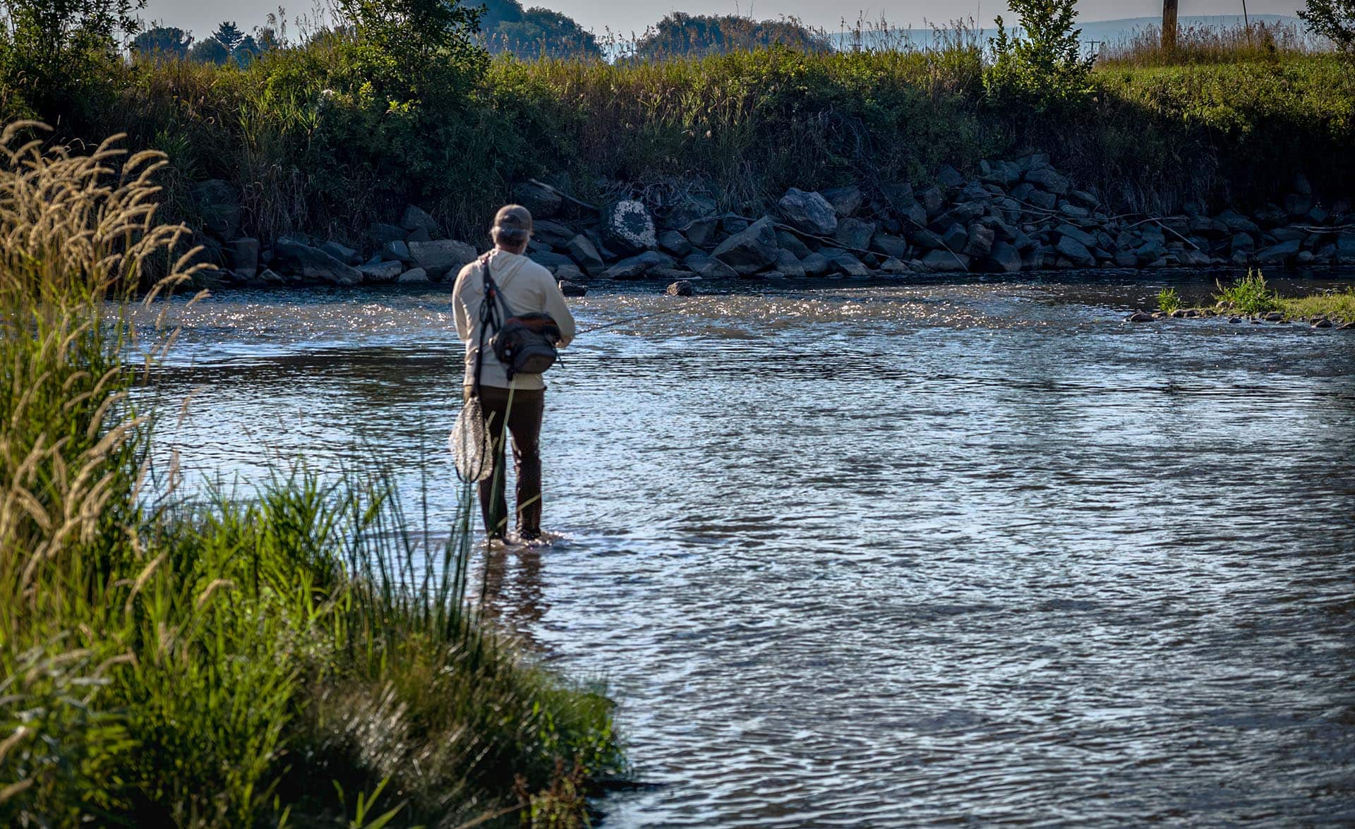 waterfront fishing land montana east gallatin riverlands