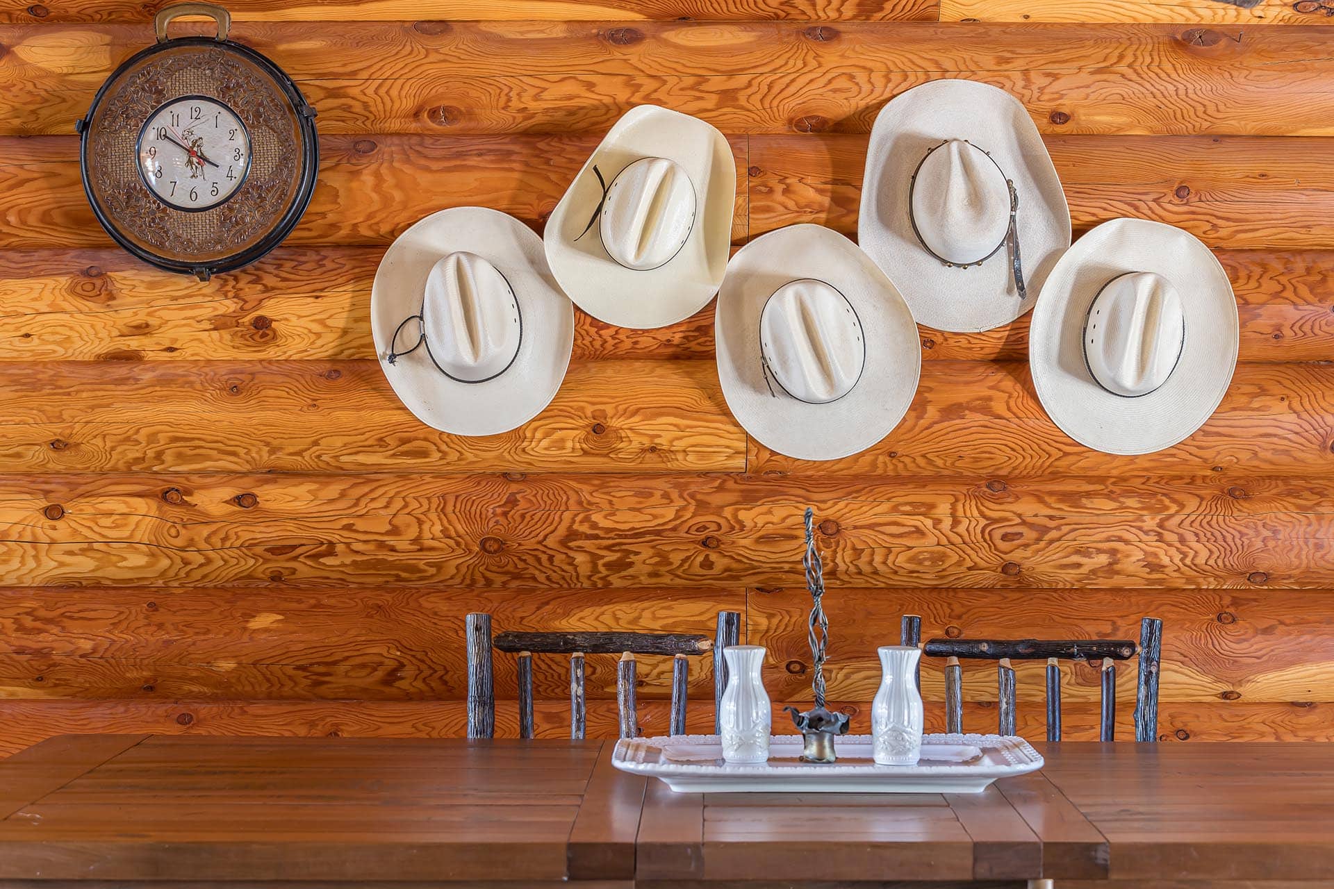 western style home interior montana elk ranch