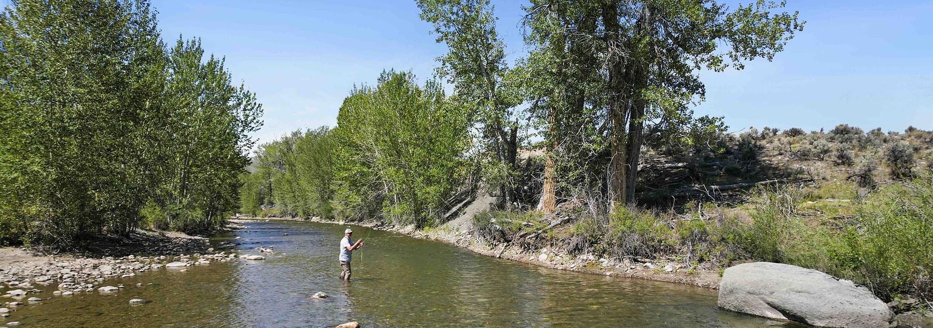 Idaho land with waterfrontage for sale Circle RG Ranch