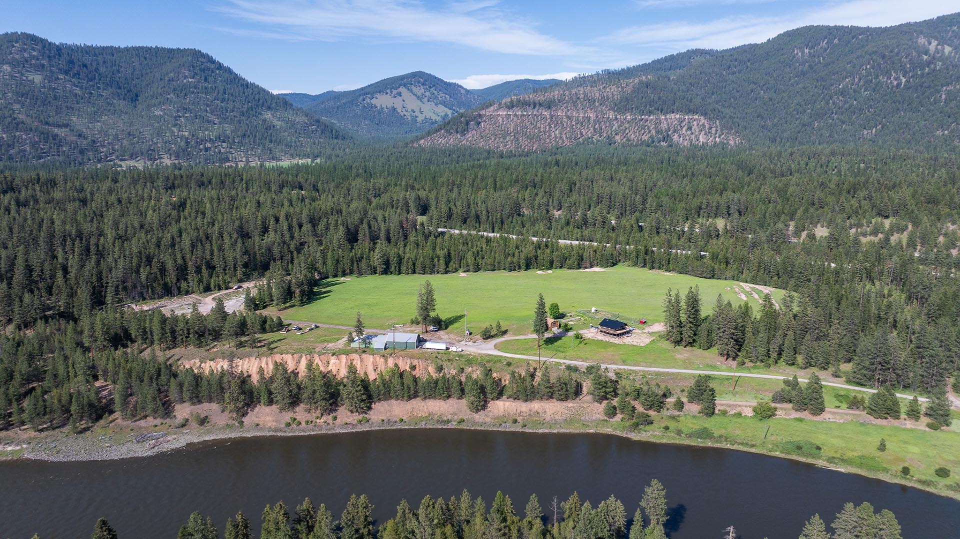 Improvements montana Clark Fork timeless river retreat