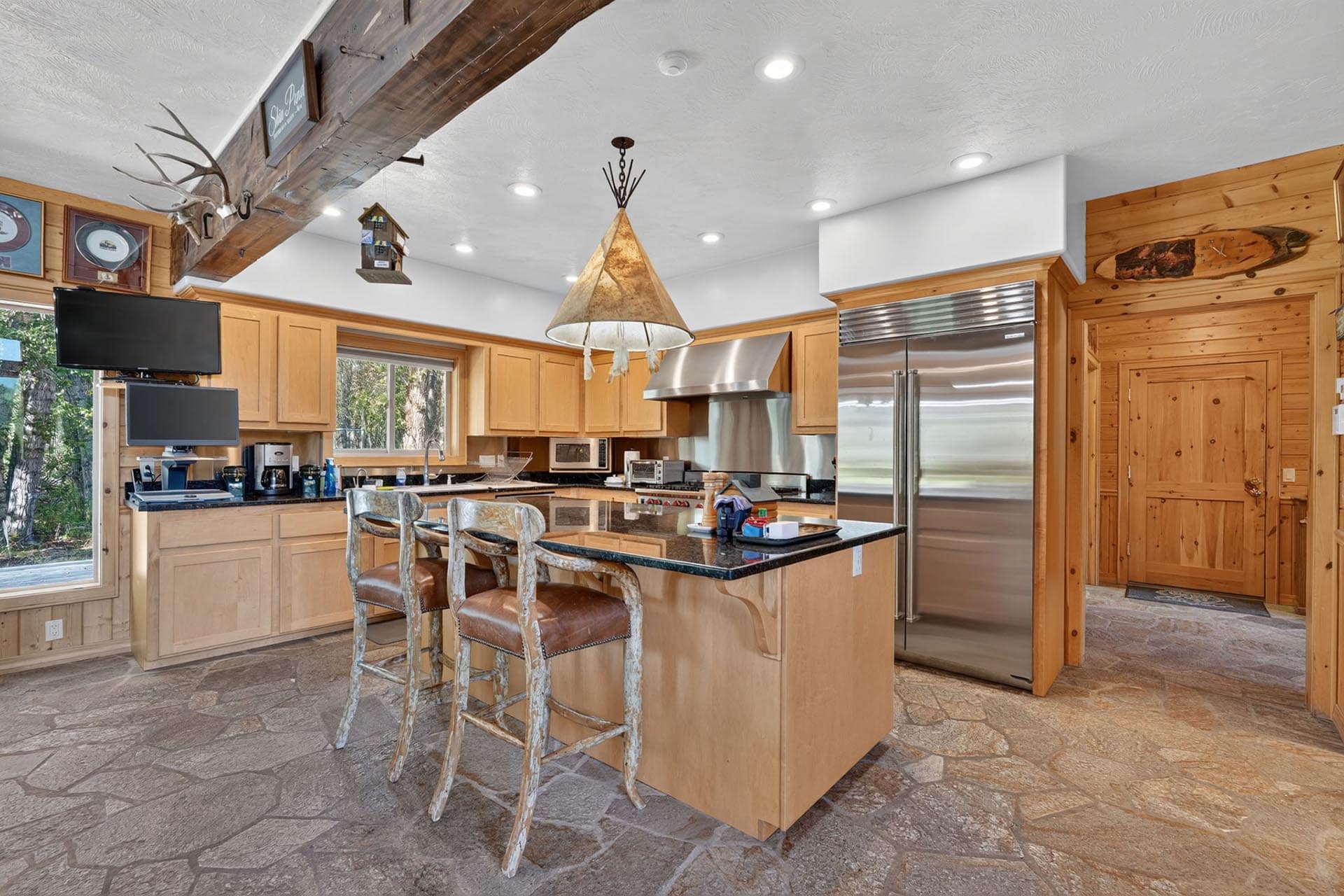 Kitchen Island Idaho Circle RG Ranch.