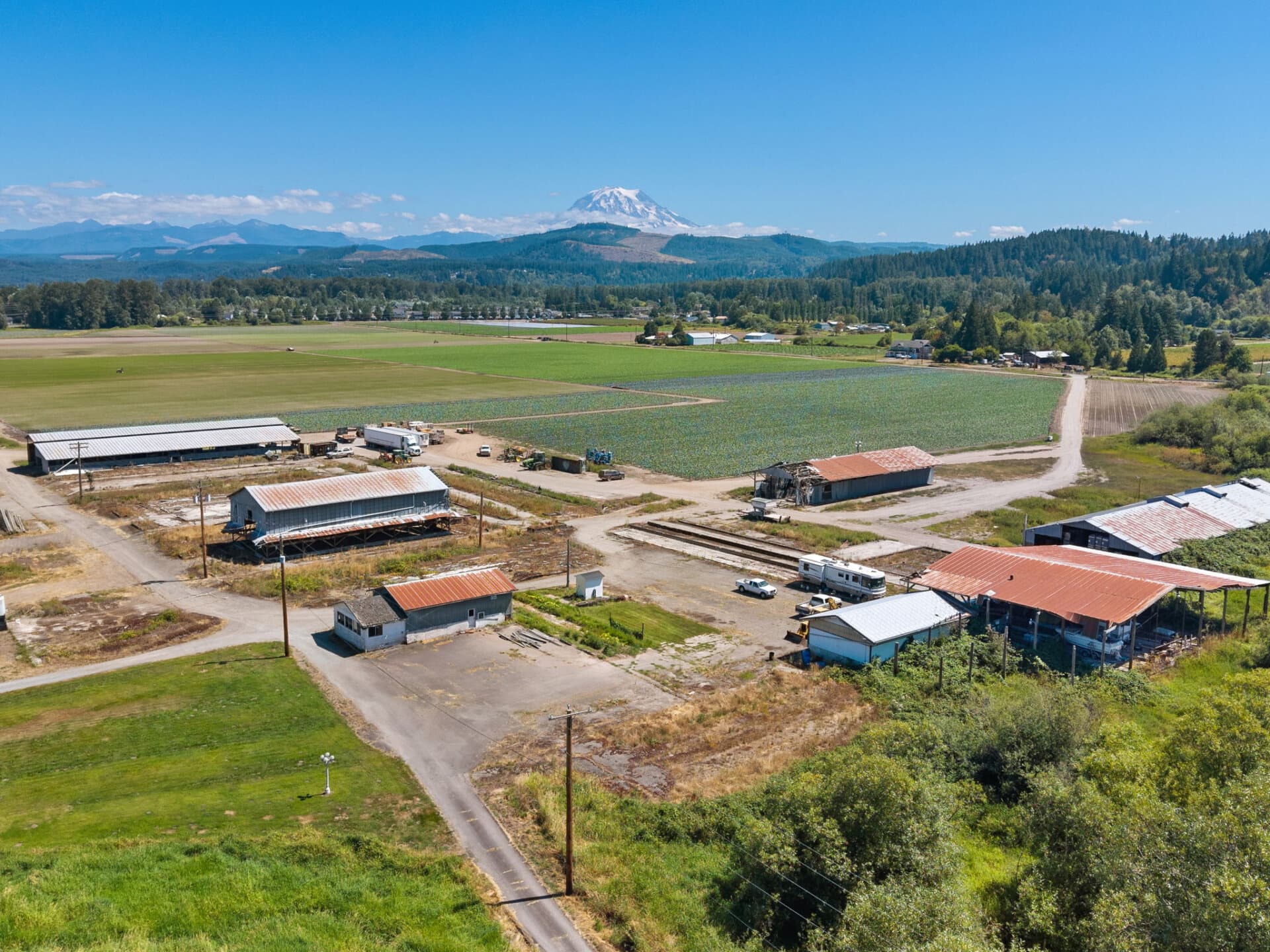 Large farm outbuildings for sale Washington Mountain Harvest Farm