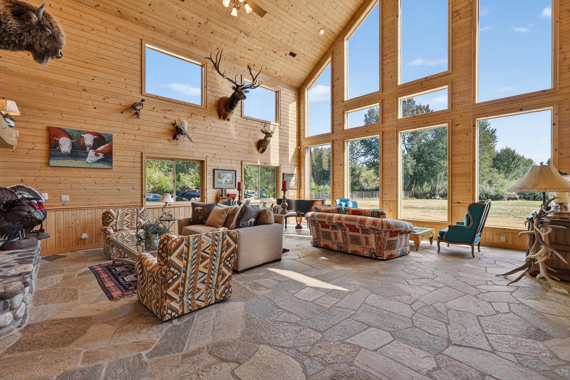 Living Room Idaho Circle RG Ranch.