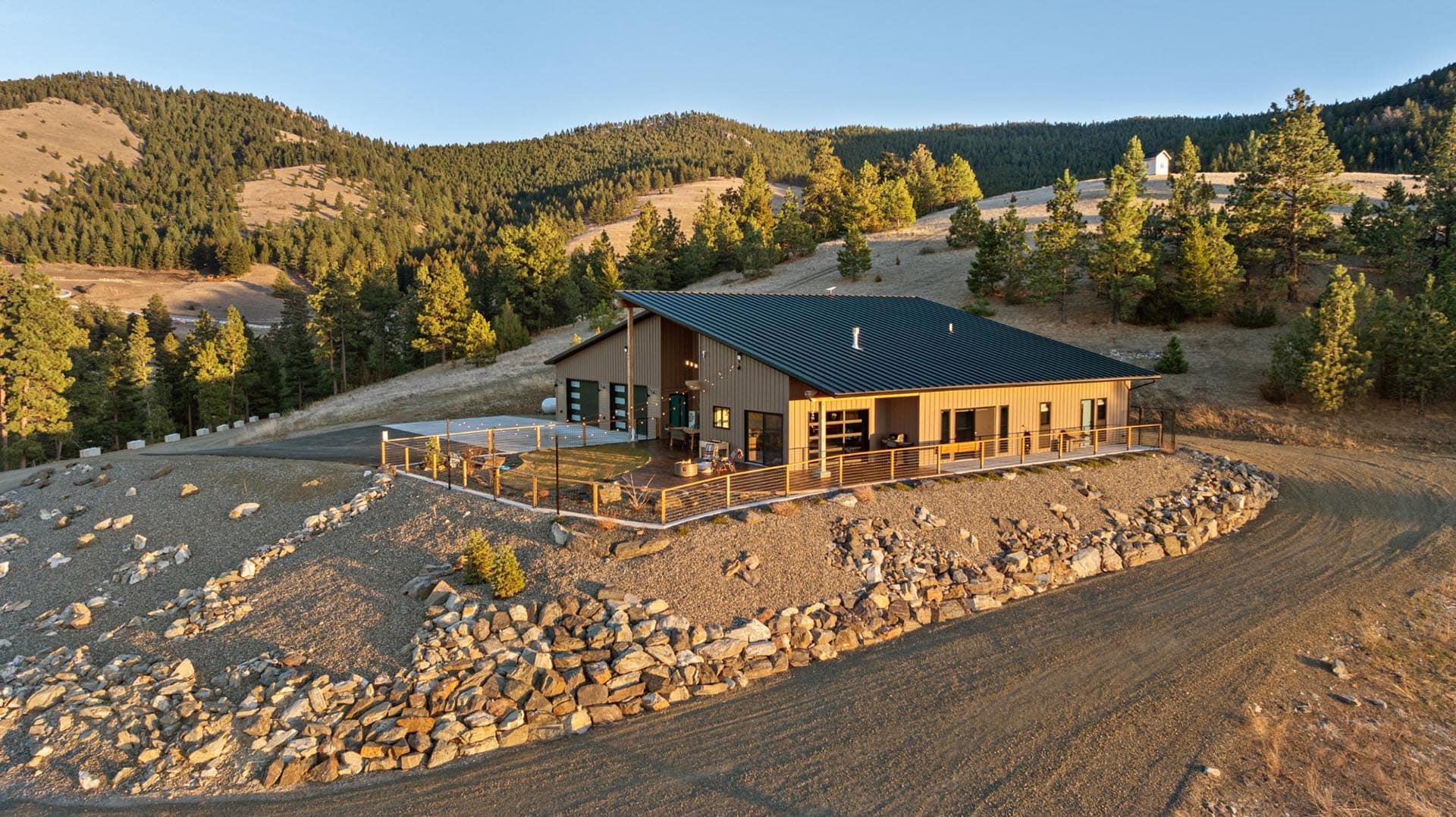 Montana Accessible Home Grab Bars Single Level Elk Ridge hunting retreat