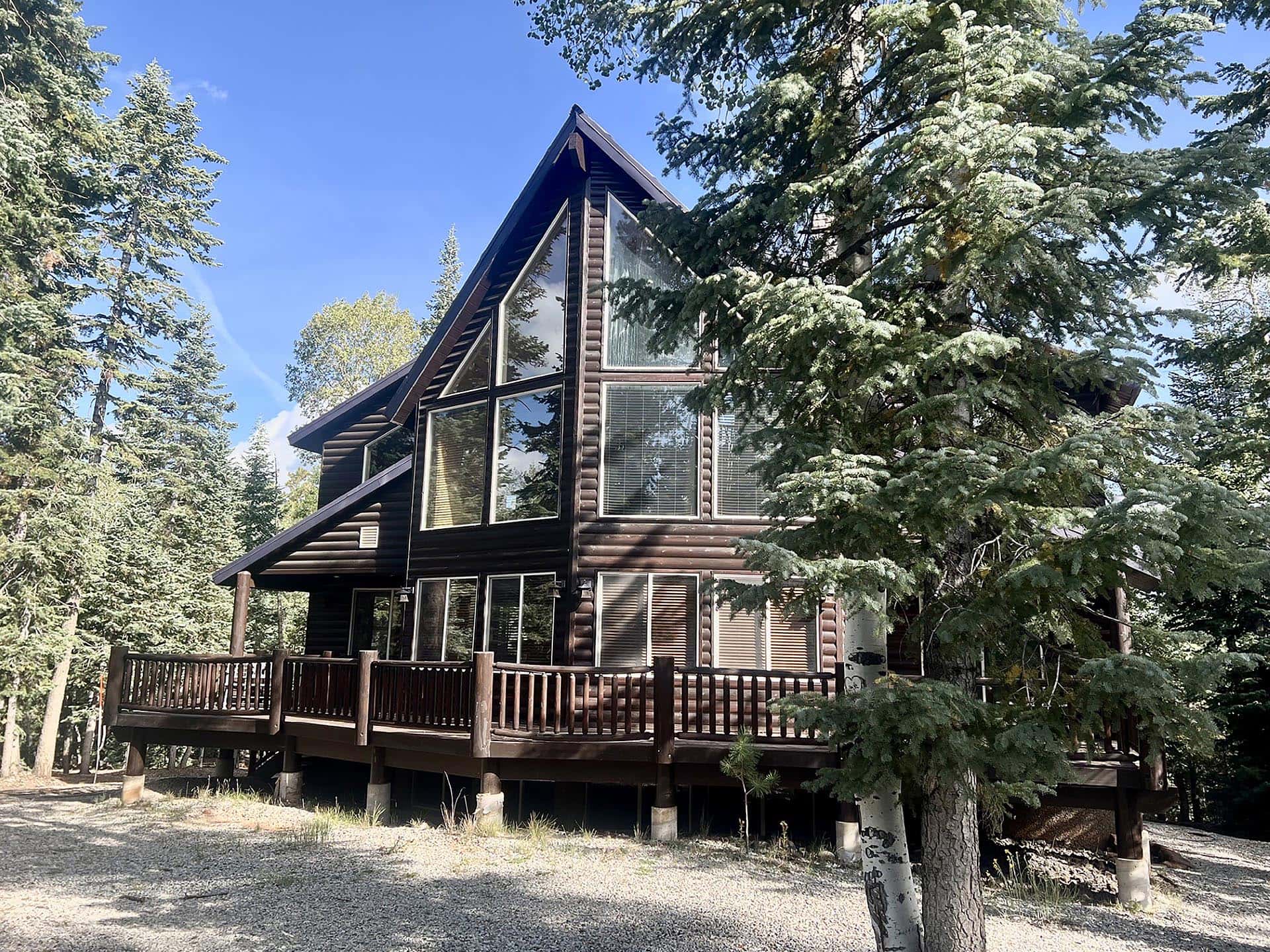 a frame log cabin exterior ranch utah redwood road cabin