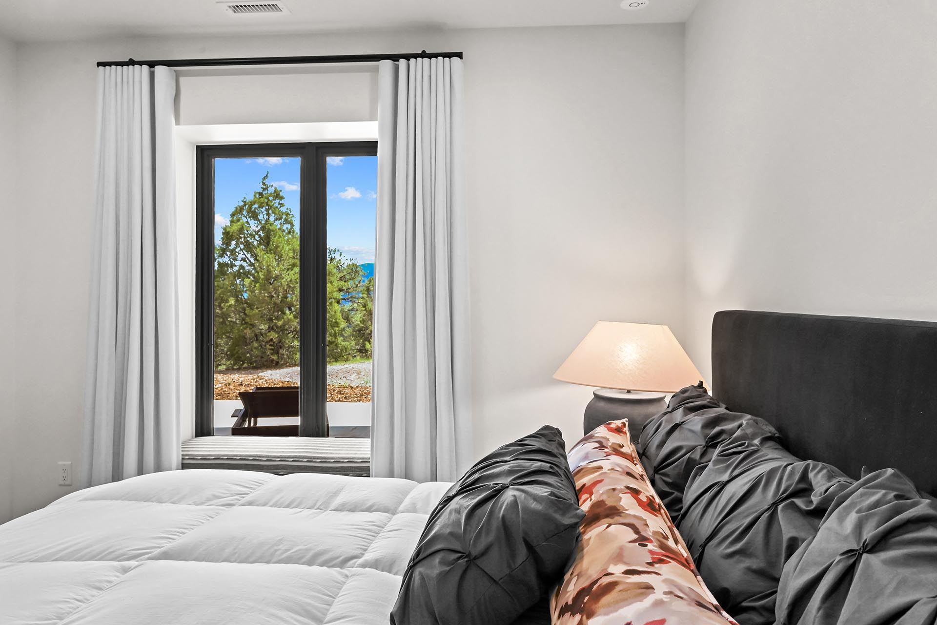 bedroom window view residential estate colorado collegiate peaks ranch
