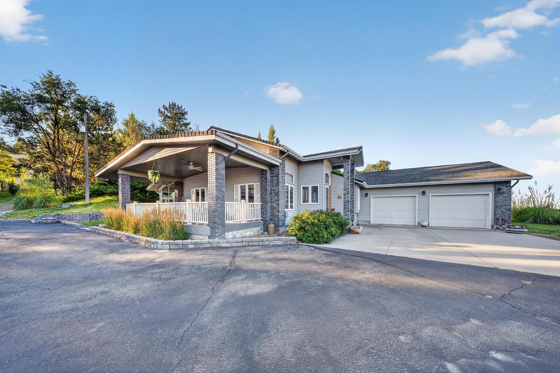 custom home front elevation idaho ranch idaho apple ridge farmstead