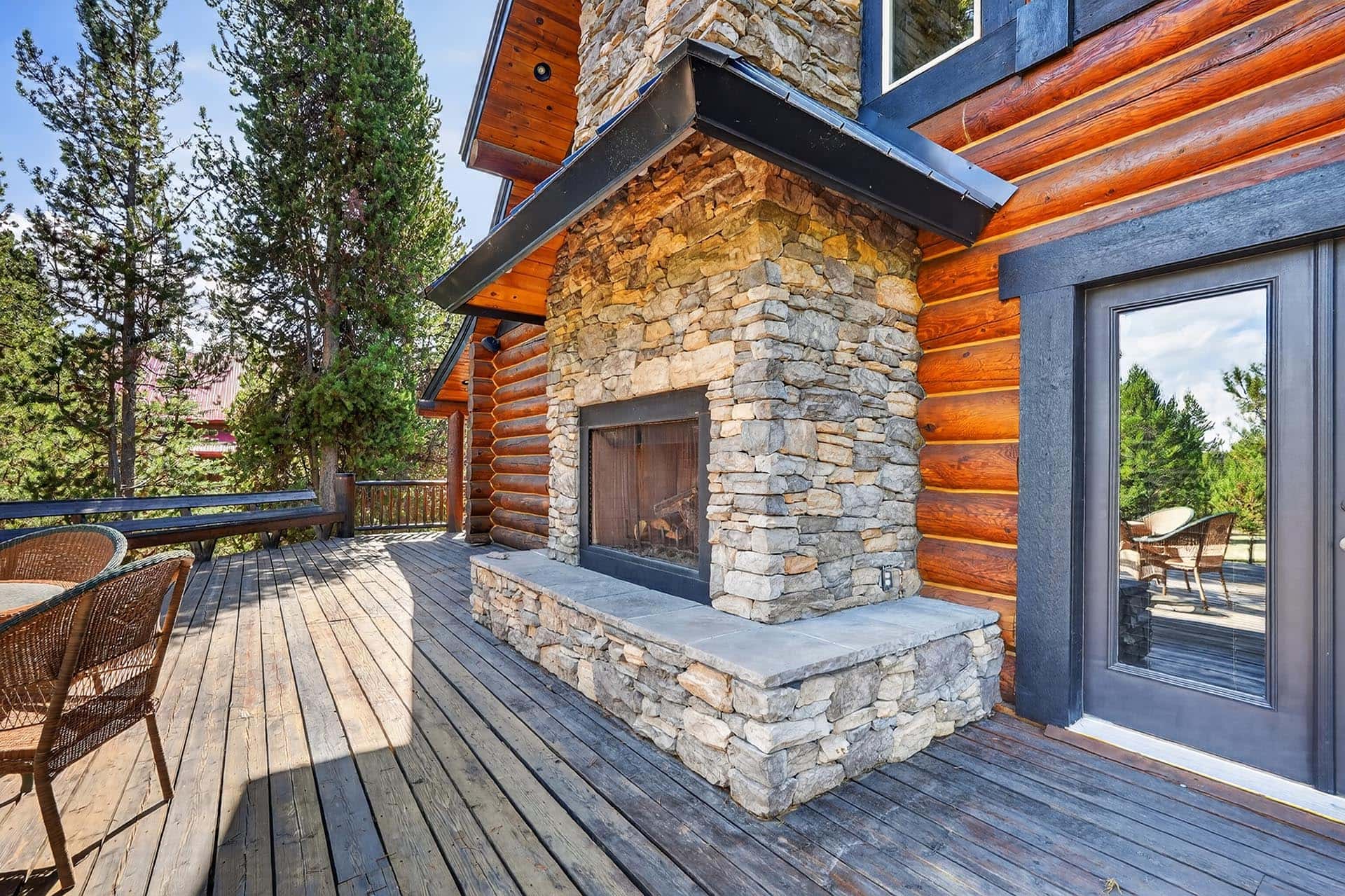 entertaining log home for sale idaho henrys fork ace high lodge