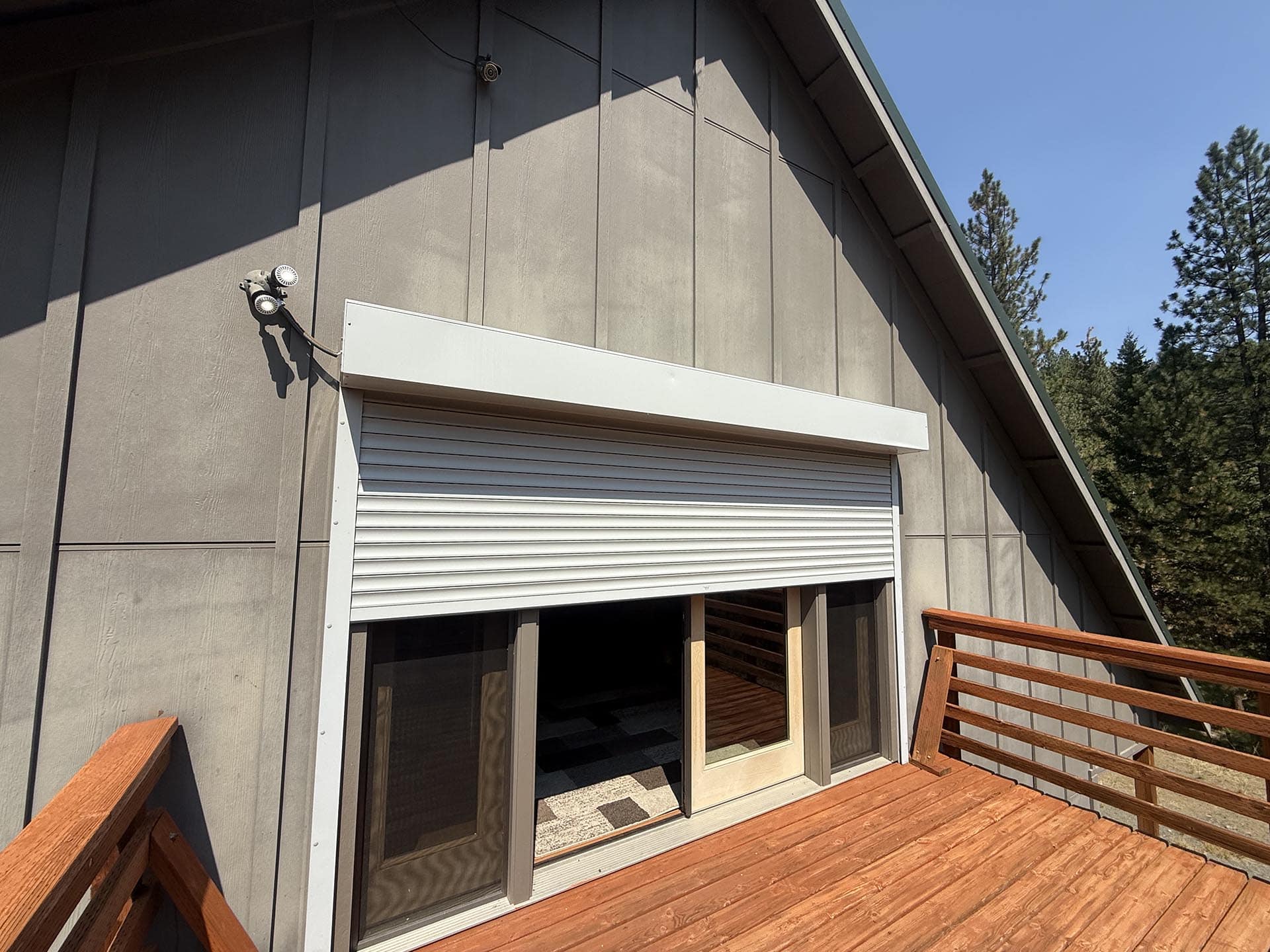 exterior home security shutter oregon goose creek getaway