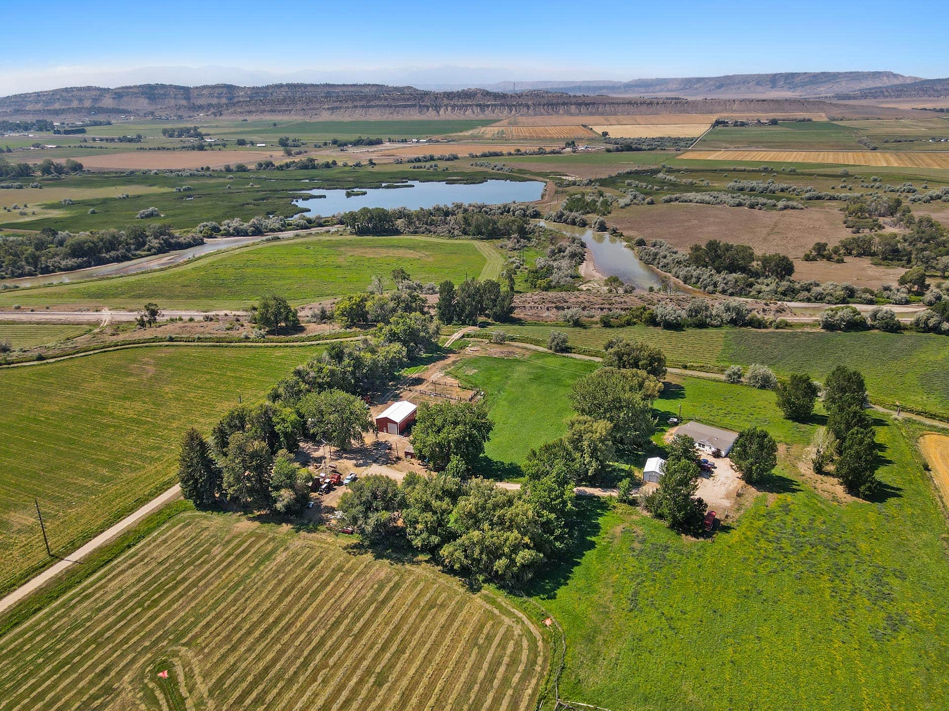 field improvements river pond Montana Clarks Fork Waterfowl Camp