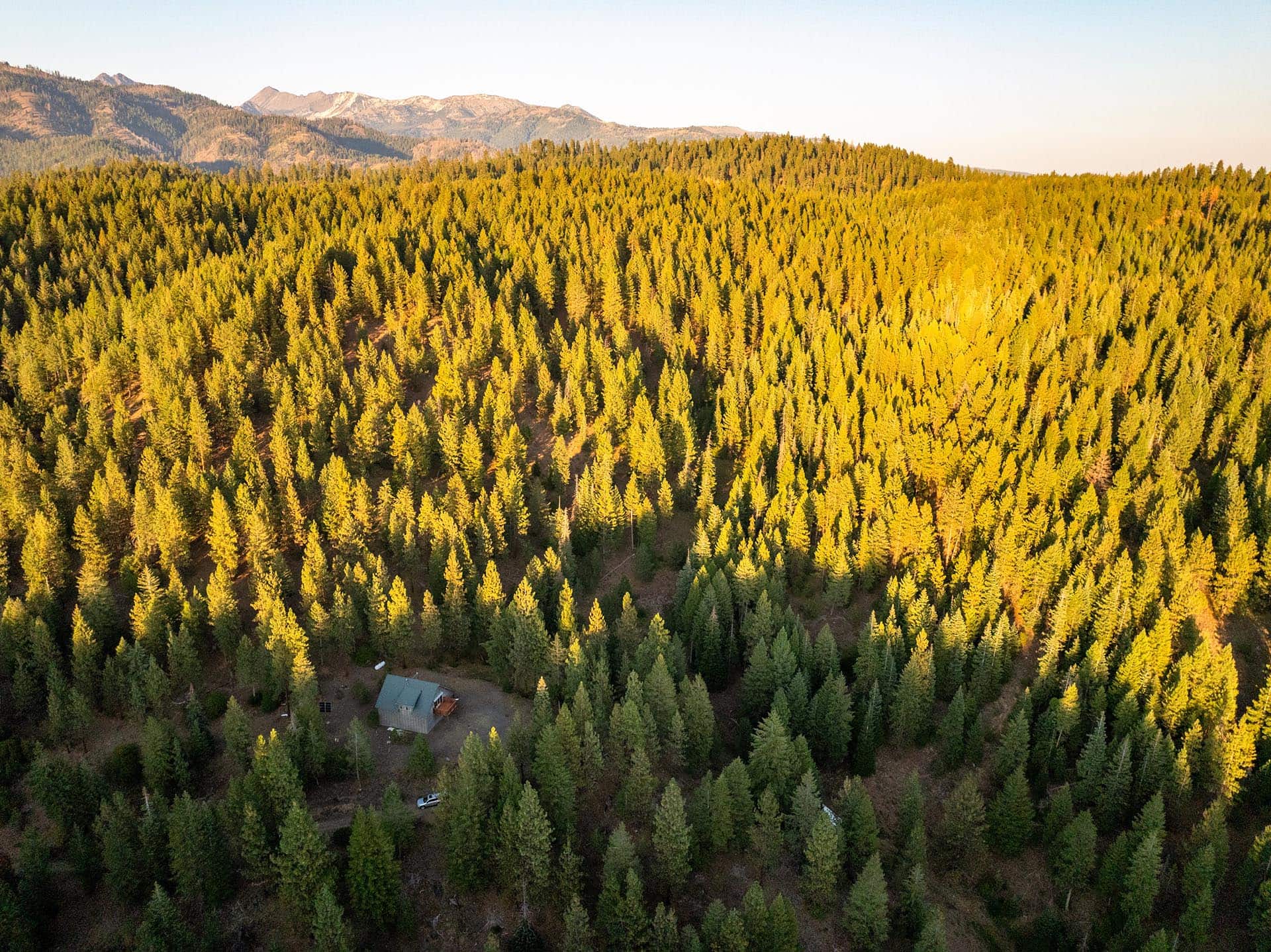 forest home aerial view ranch property for sale oregon goose creek getaway