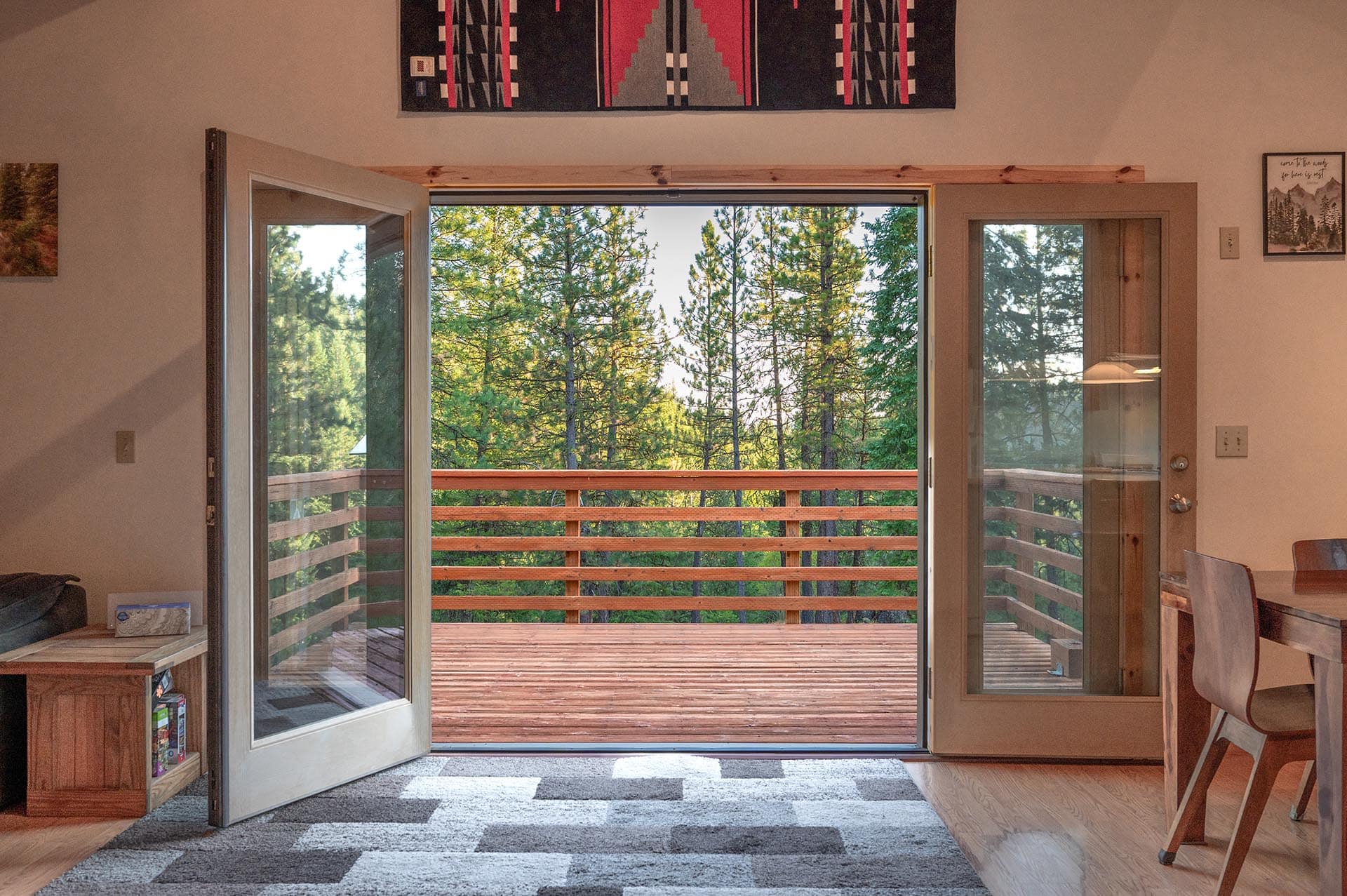 forest view deck ranch property for sale oregon goose creek getaway