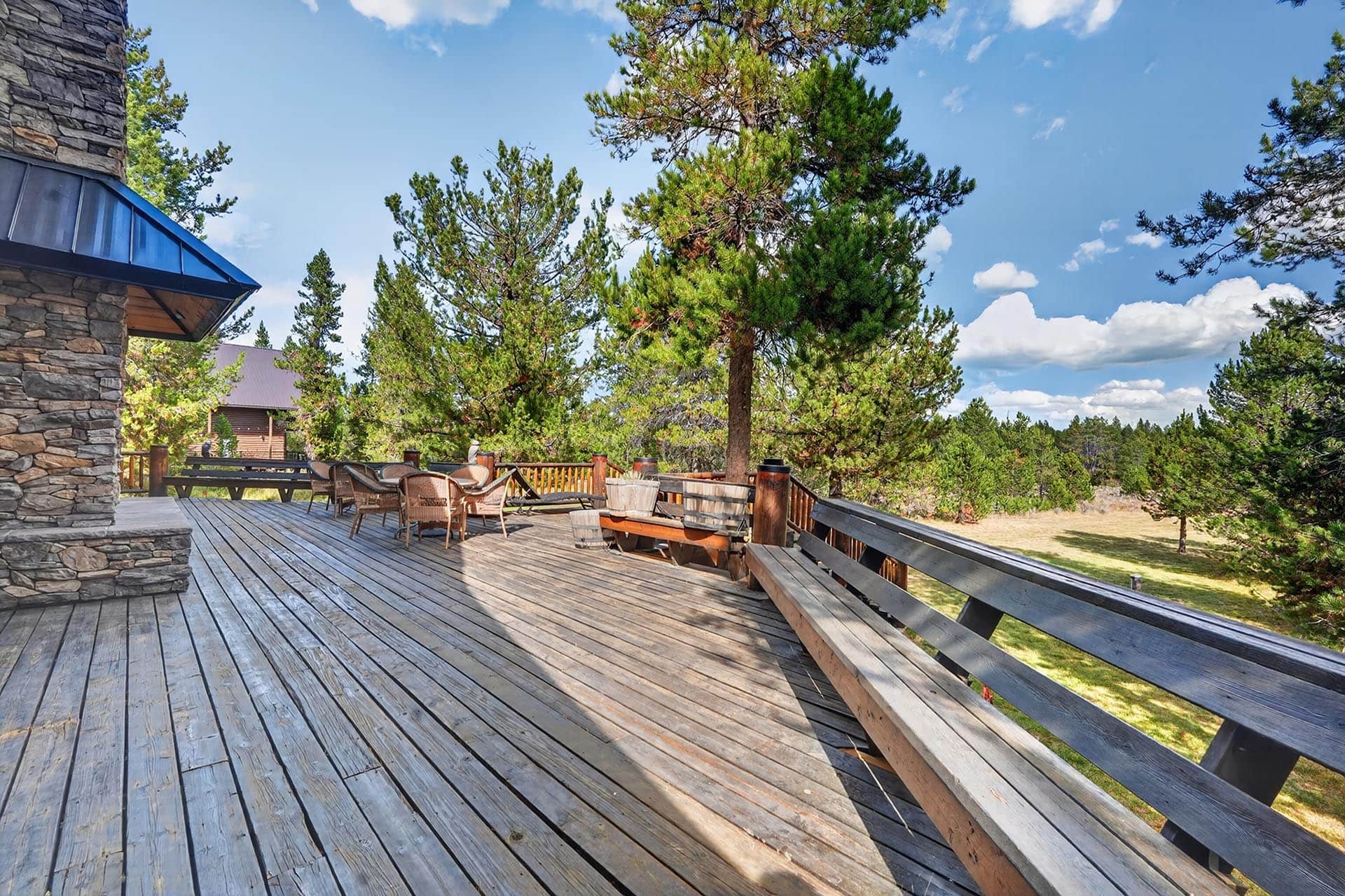 fully furnished log home for sale idaho henrys fork ace high lodge
