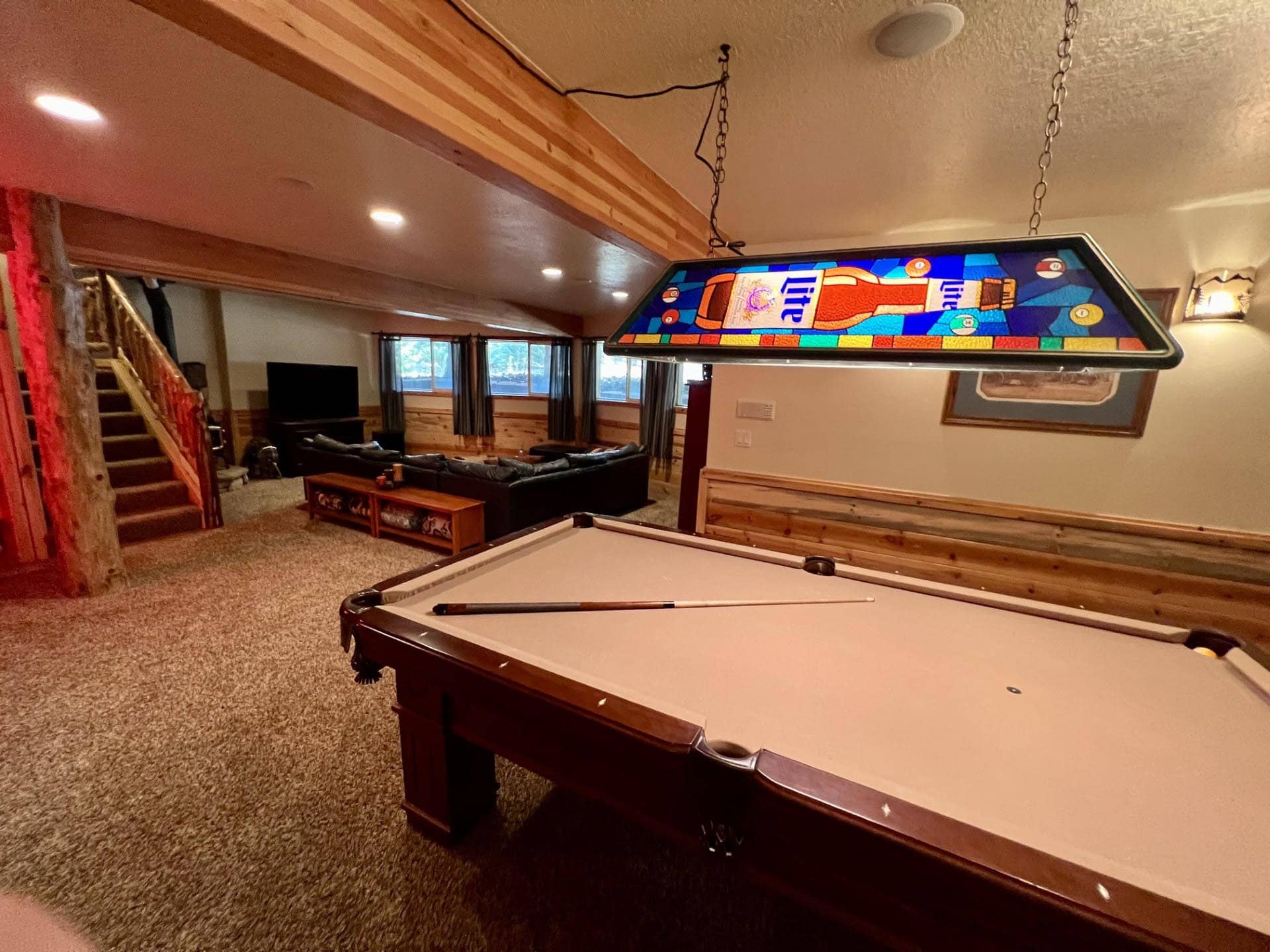 game room ranch duck creek utah redwood road cabin