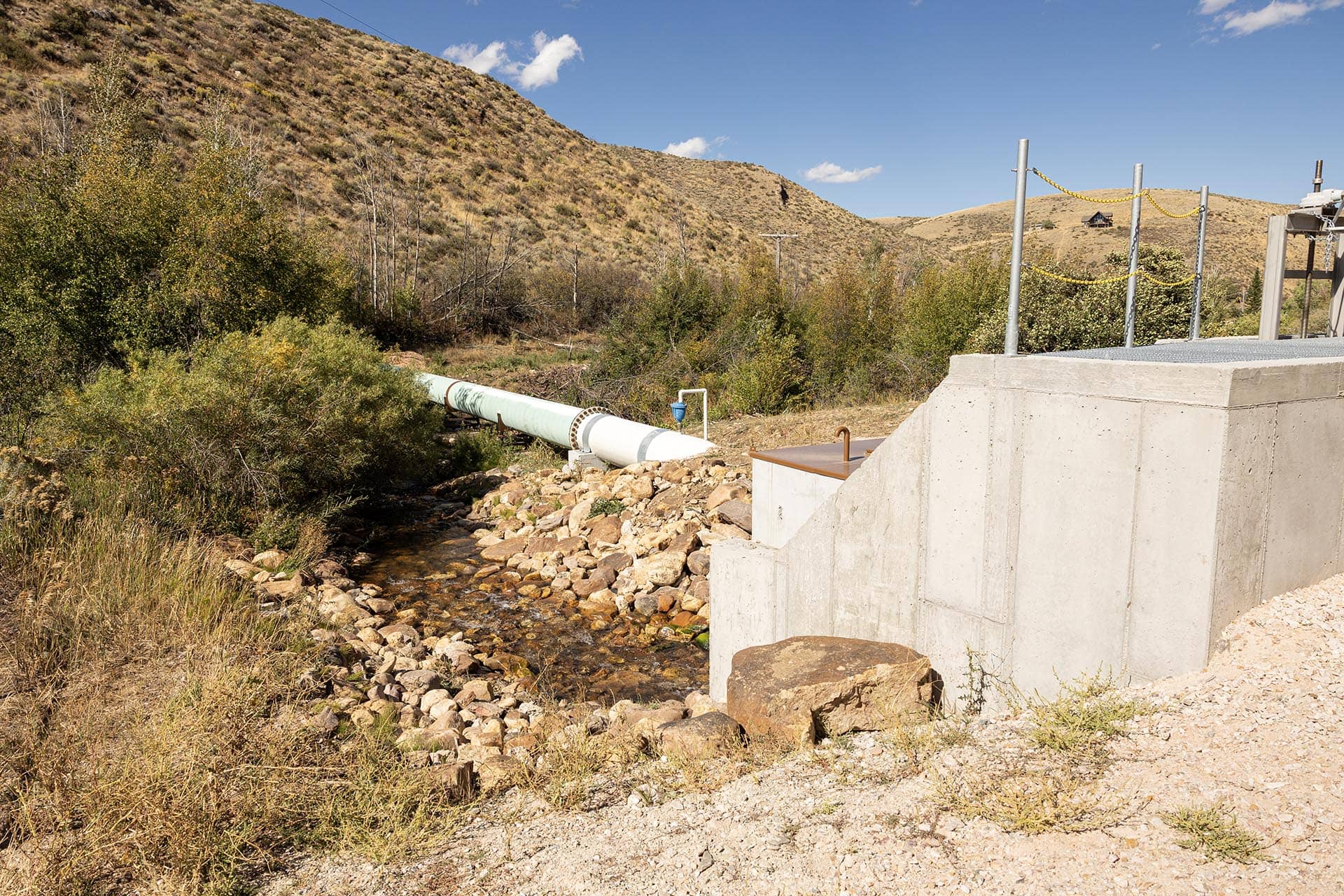 gravity fed irrigation idaho wallentine ranch