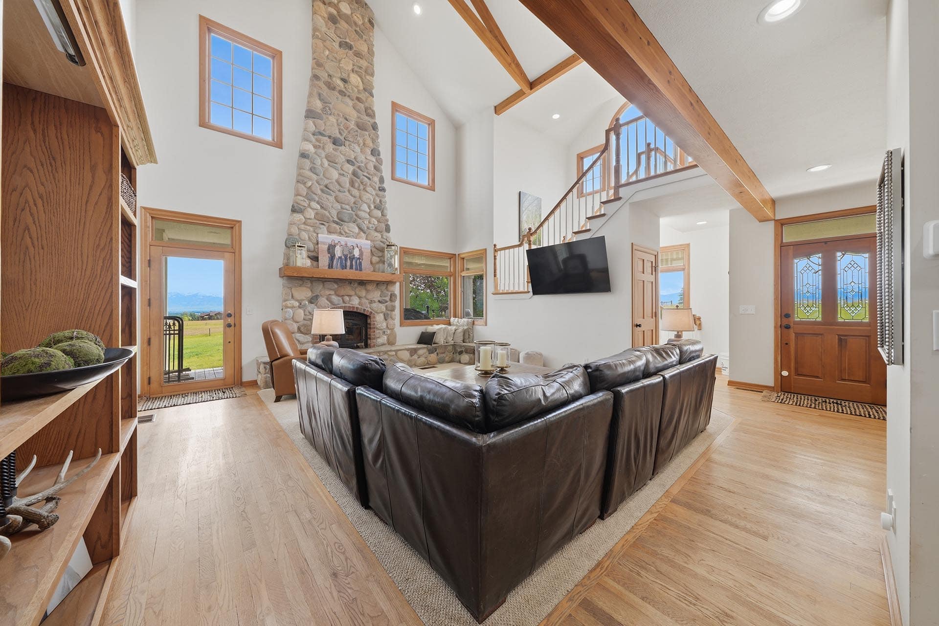 great room mountain views montana trailcrest horse property