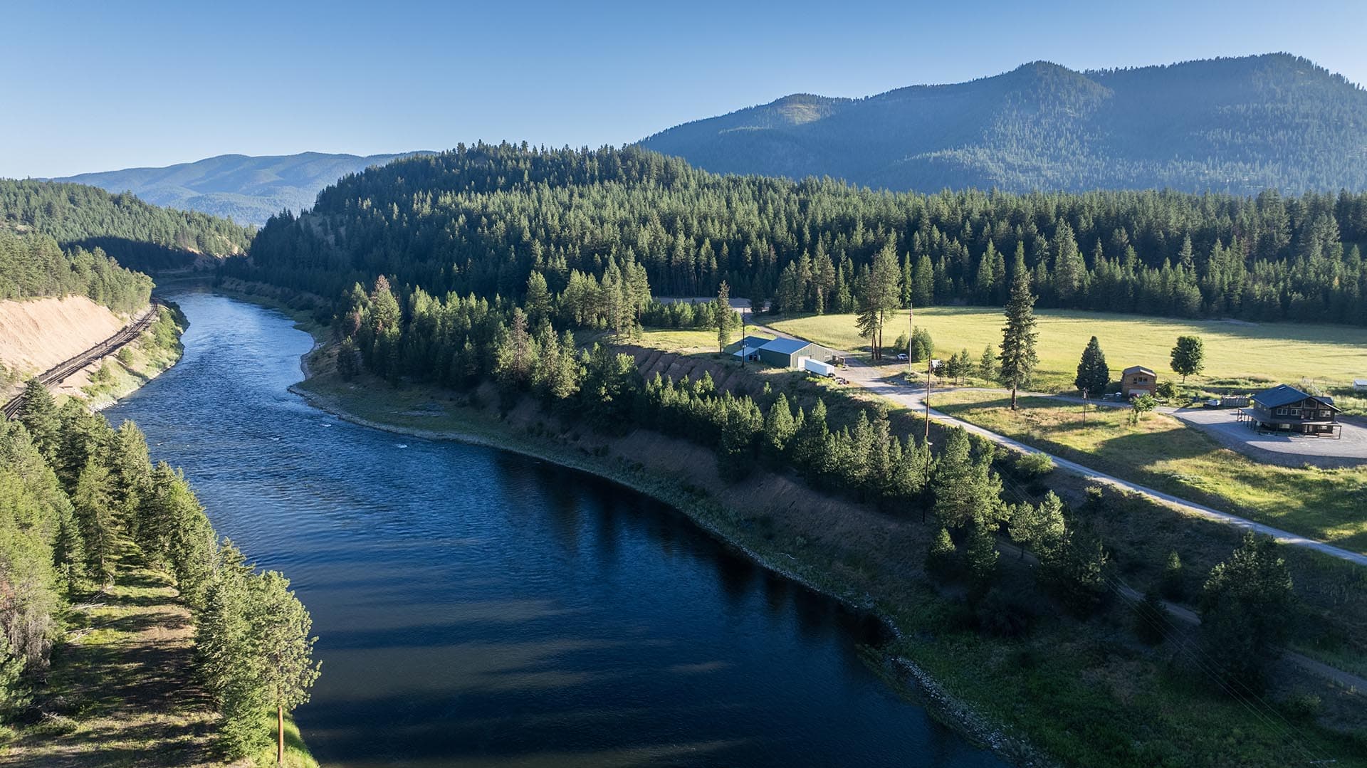 home on the river bench montana clark fork timeless river retreat