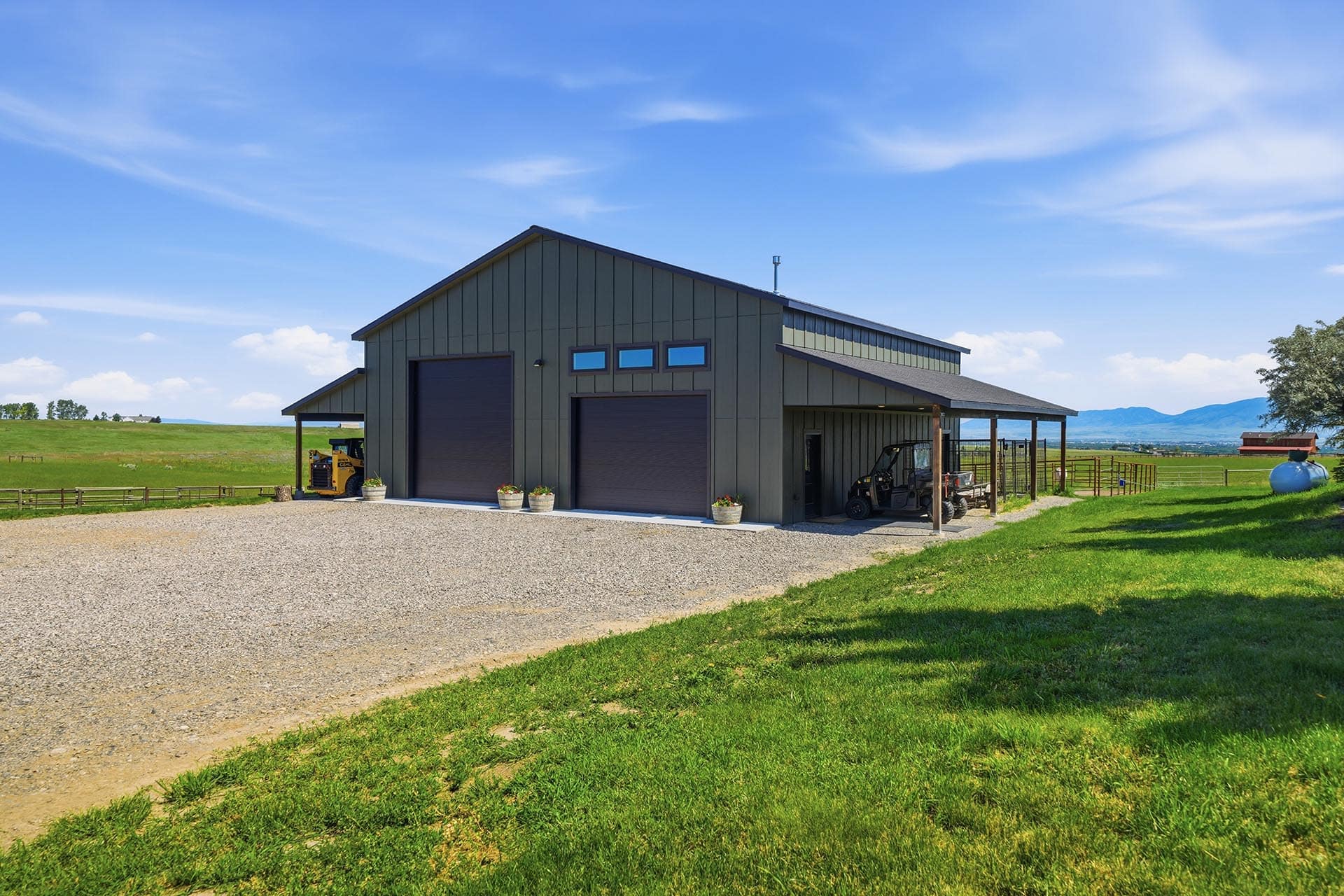 home with covered porch for sale montana trailcrest horse property