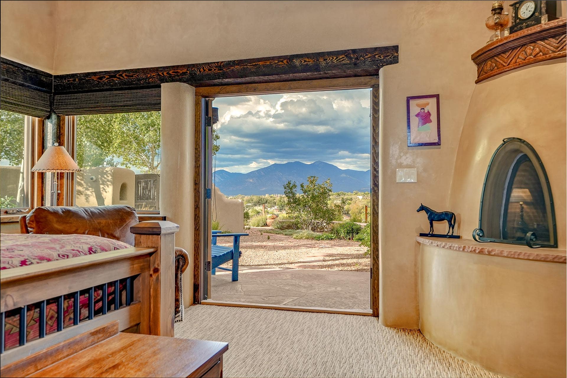 home with mountain views new mexico hacienda de suenos