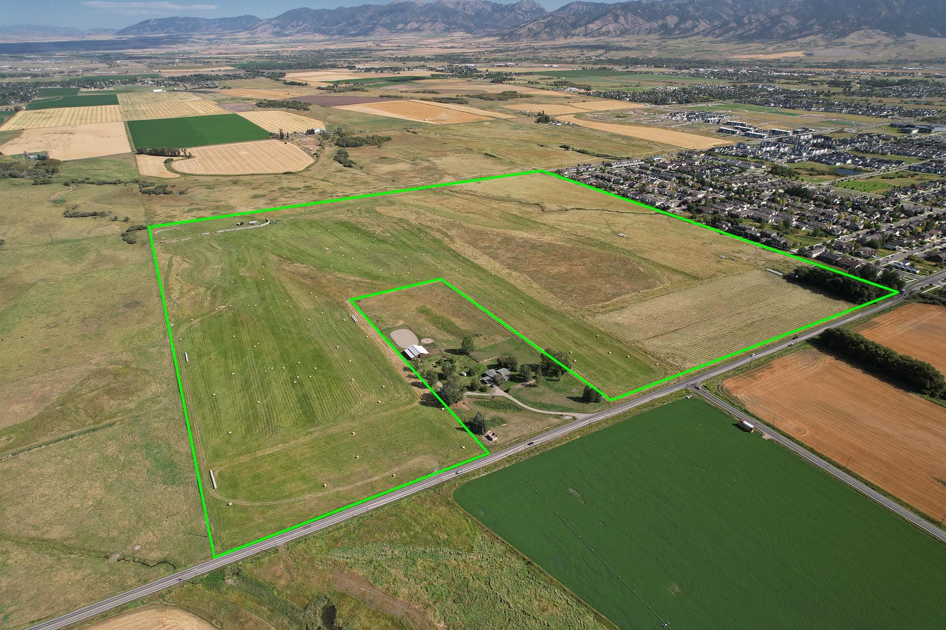 homestead property with hay fields montana west bozeman homestead