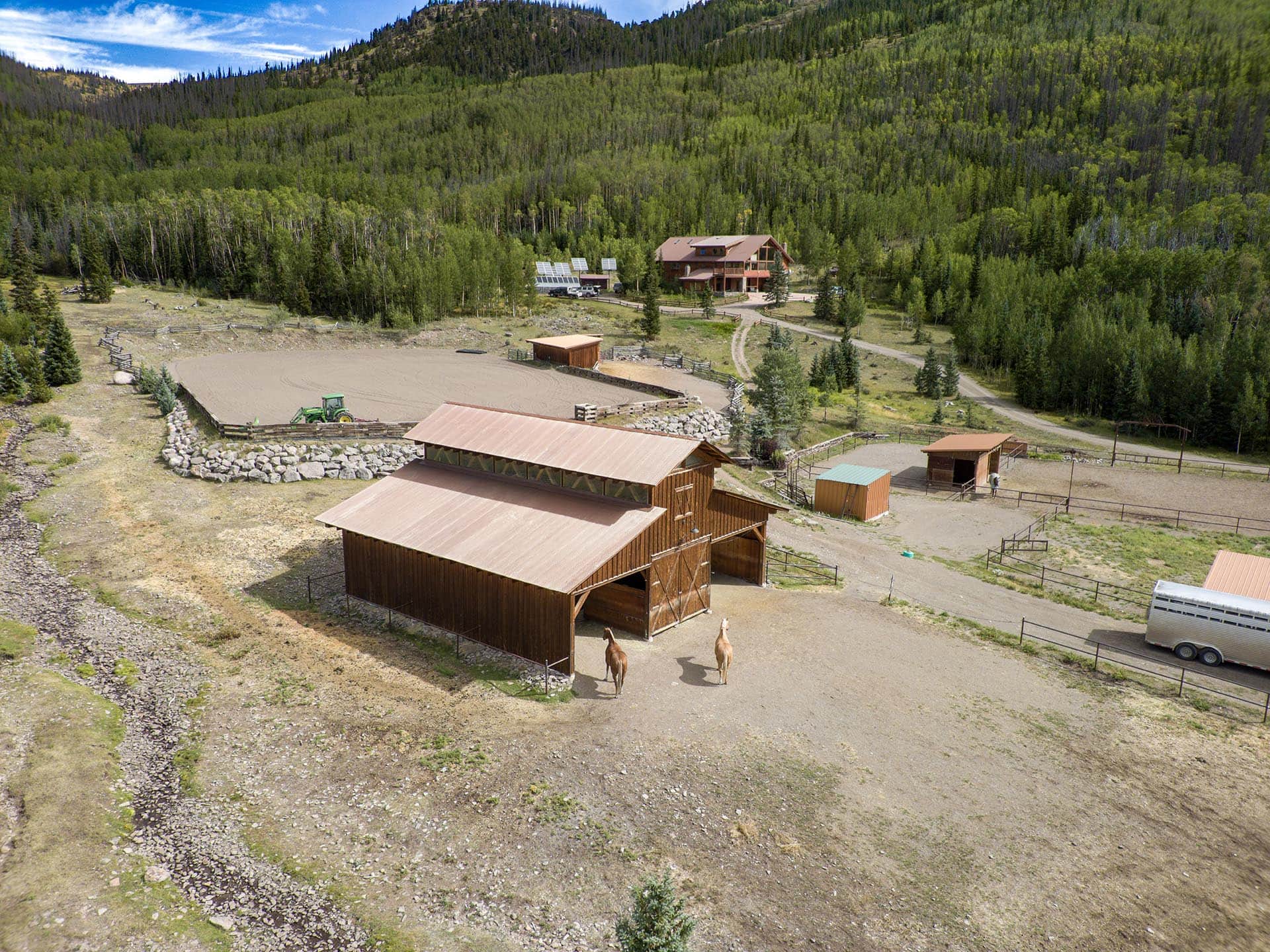 horse property with barn colorado emerald ranch
