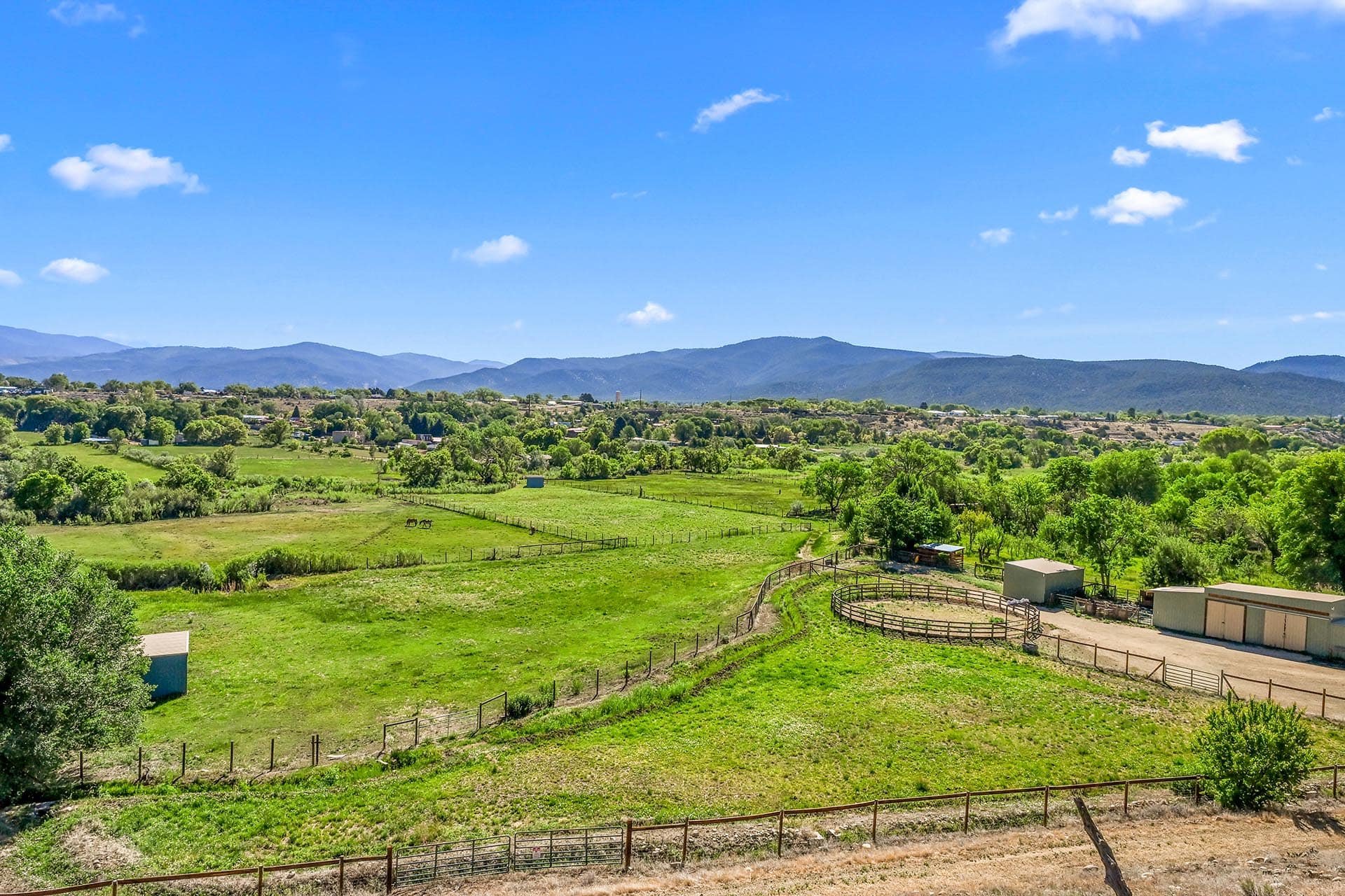 large acreage for sale with green pastures new mexico hacienda de suenos