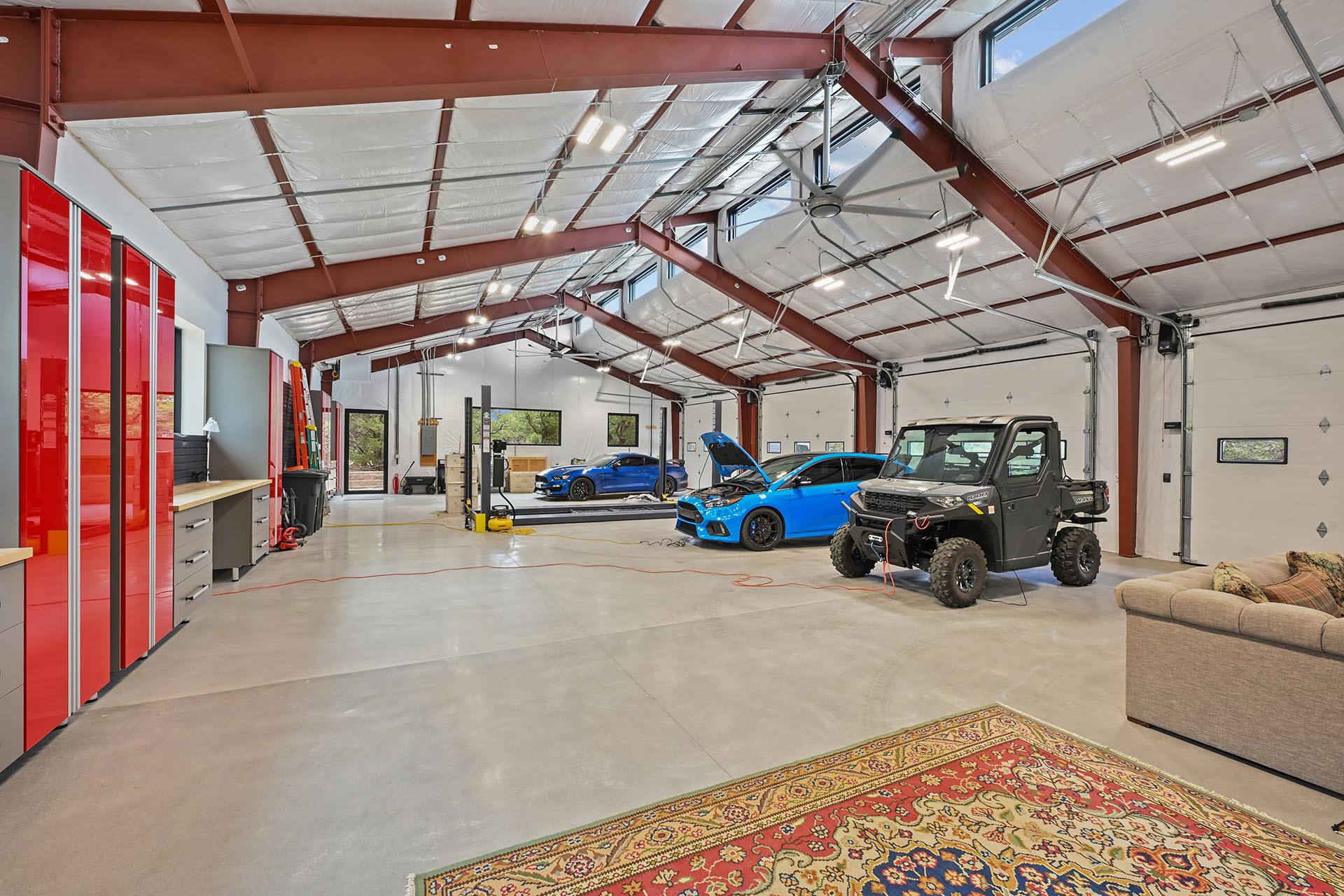 large shop interior residential estate colorado collegiate peaks ranch