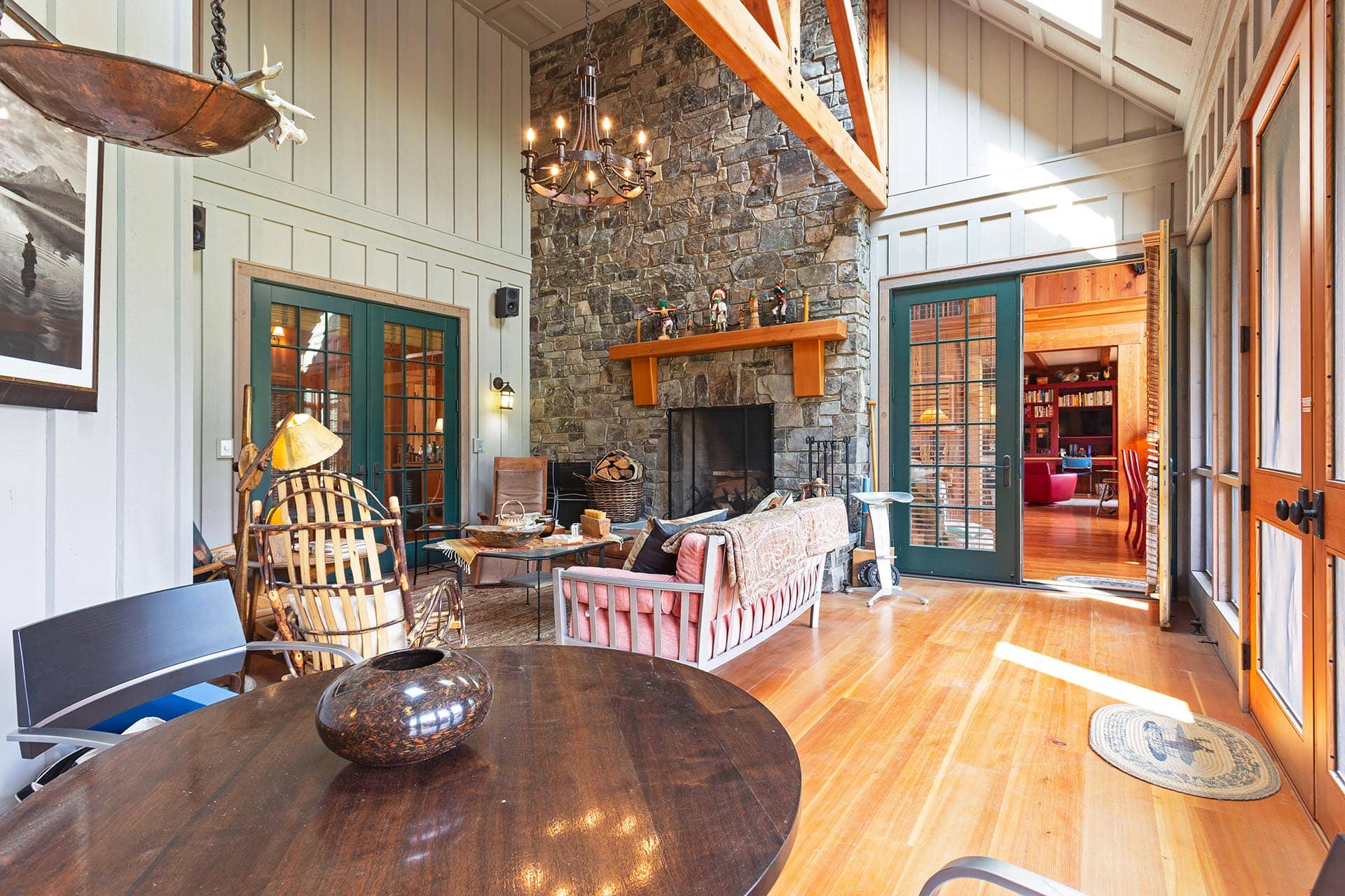 lodge gathering place montana rock clark ranch
