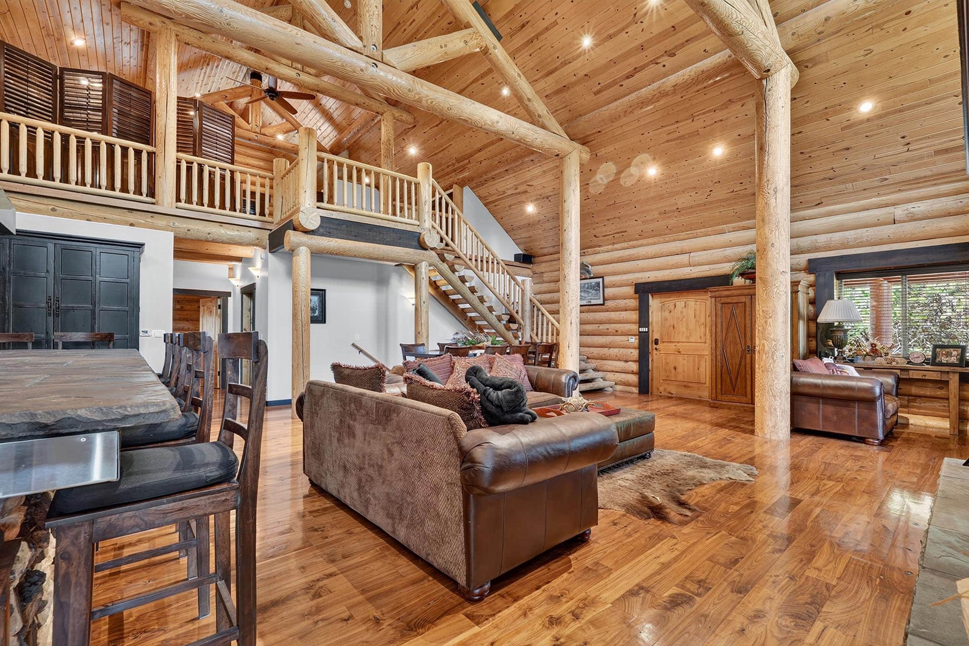 lower level fireplace idaho henrys fork ace high lodge