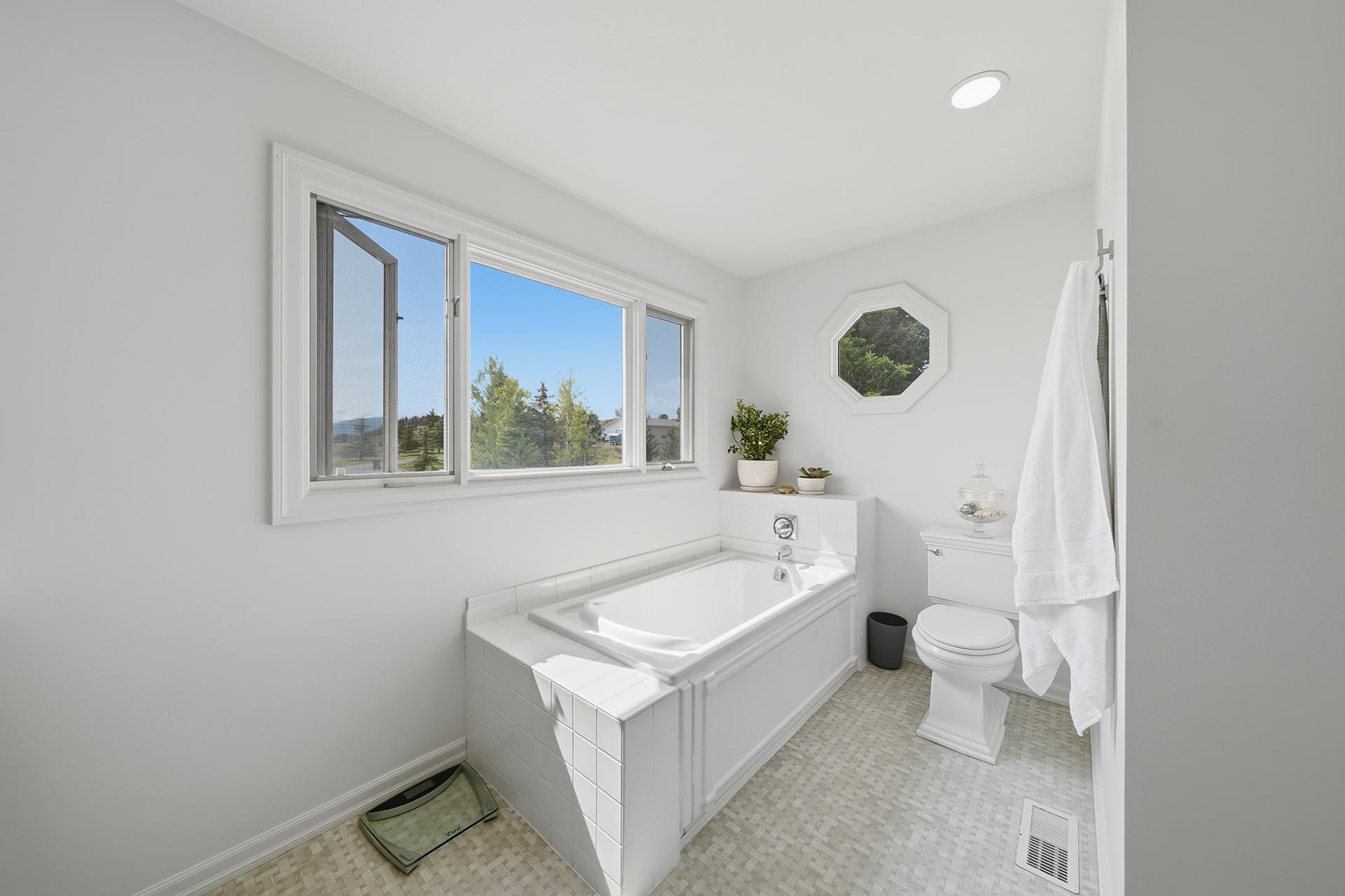luxury bathroom with view for sale montana trailcrest horse property