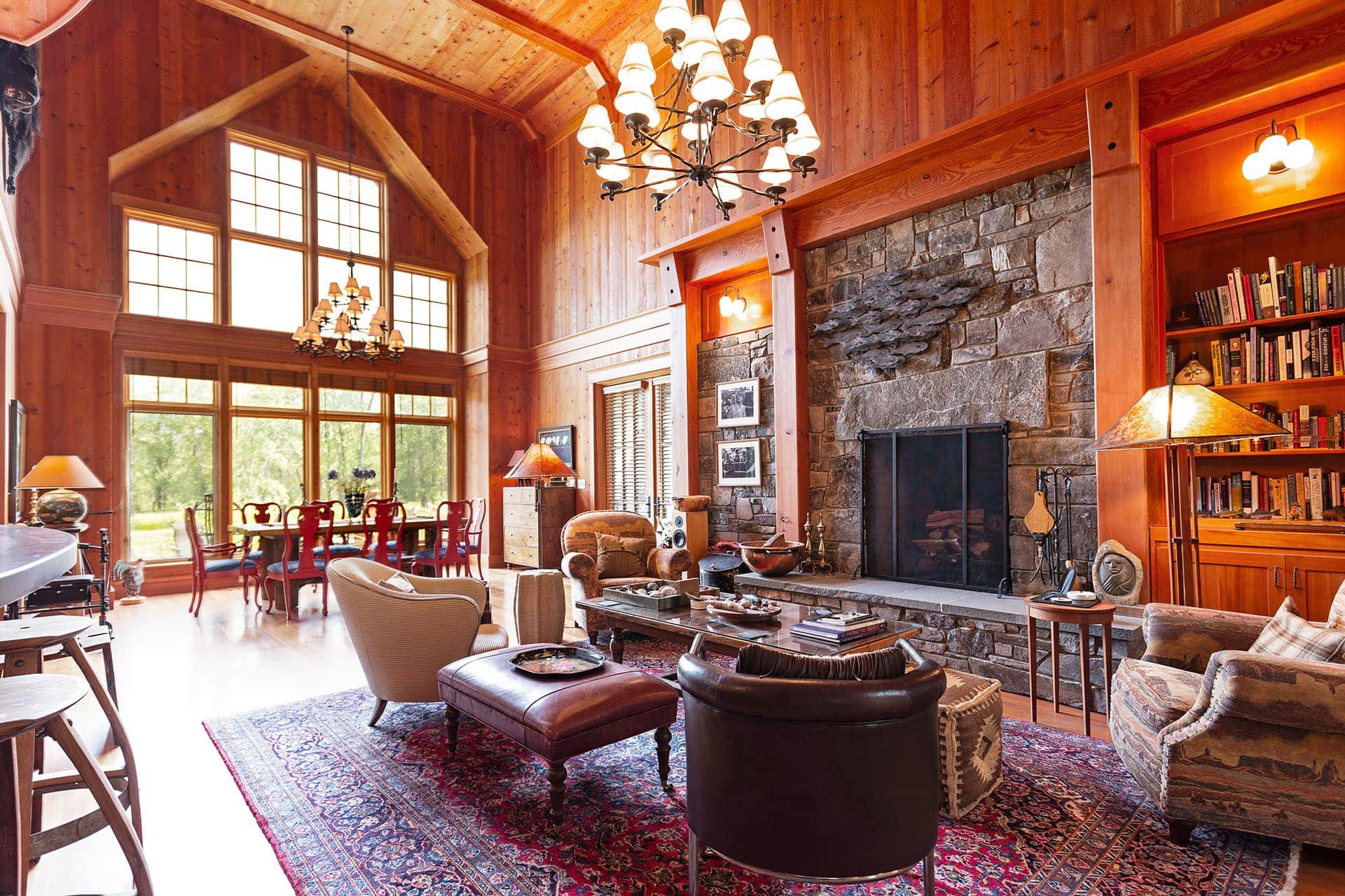 montana lodge interior montana rock clark ranch