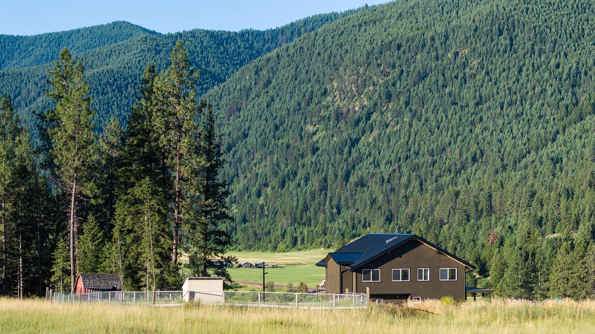 mountain backdrop montana clark fork timeless river retreat