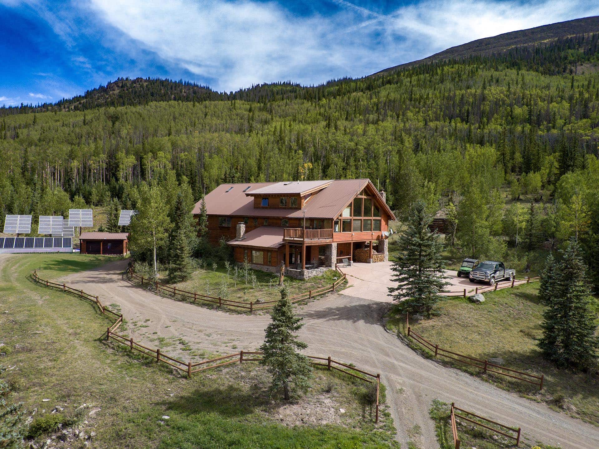 mountain residence with sustainable energy colorado emerald ranch