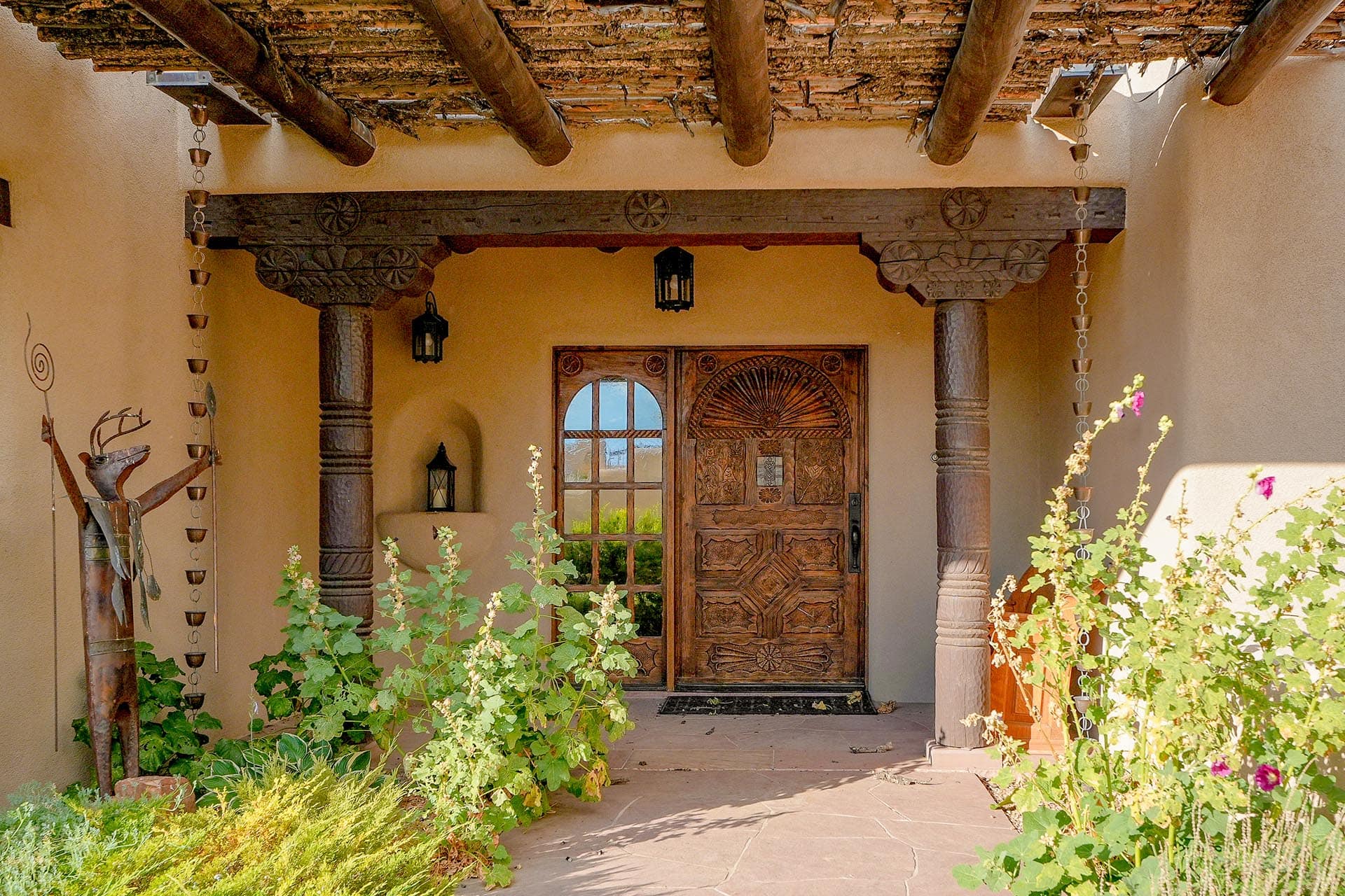 new mexico adobe style land new mexico hacienda de suenos