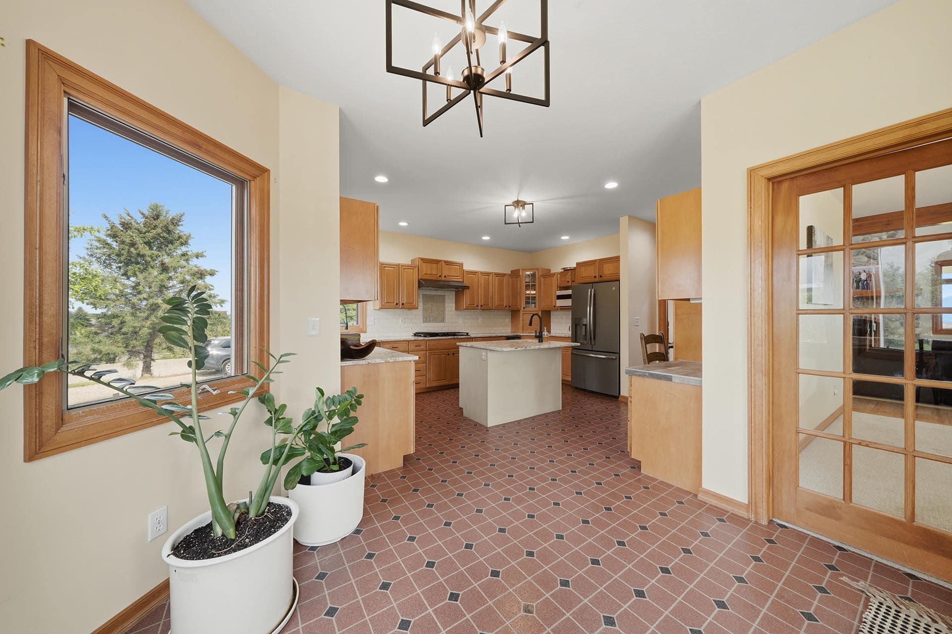 open concept kitchen home interior montana trailcrest horse property