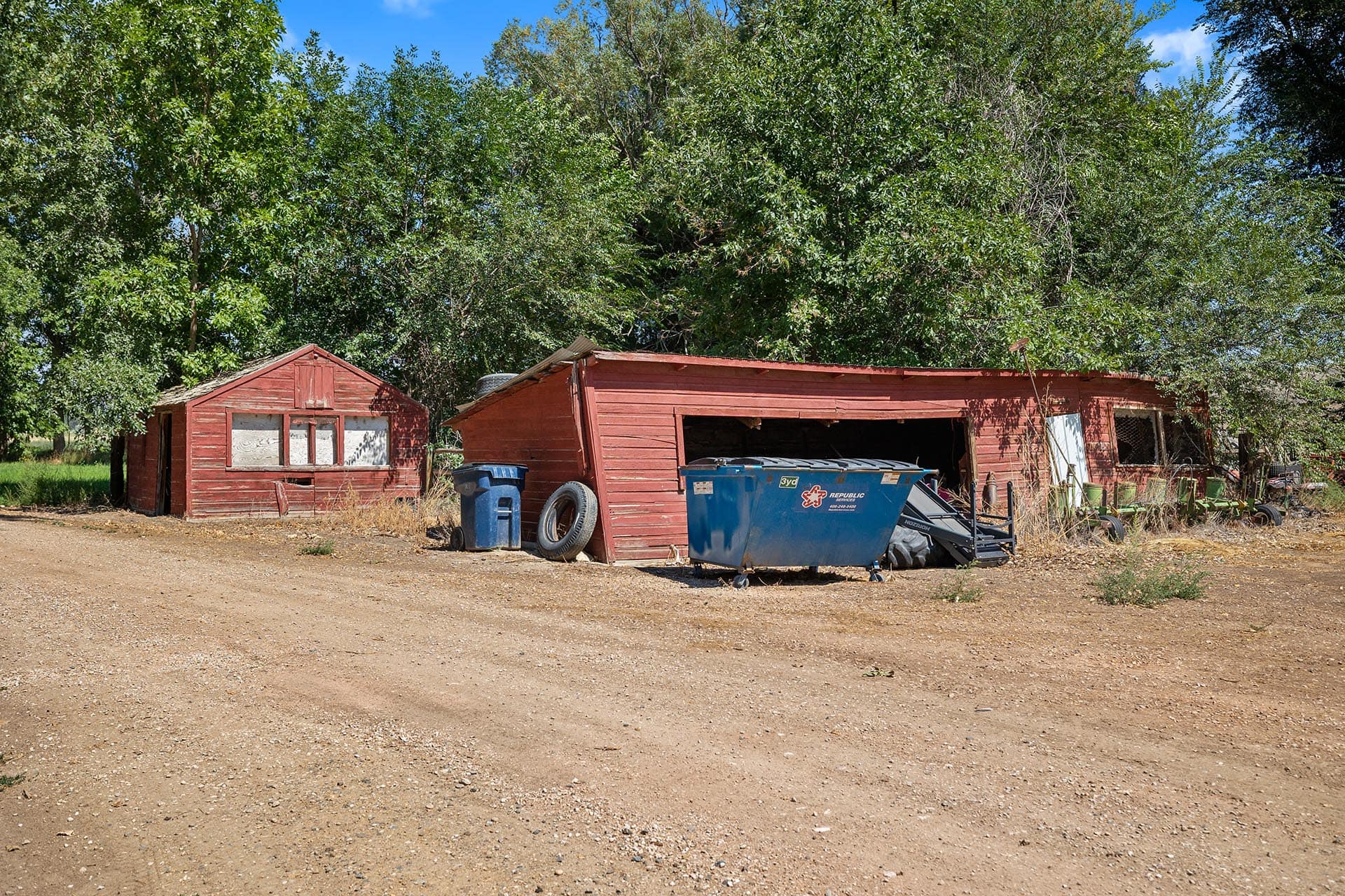 outbuildings Montana Clarks Fork Waterfowl Camp