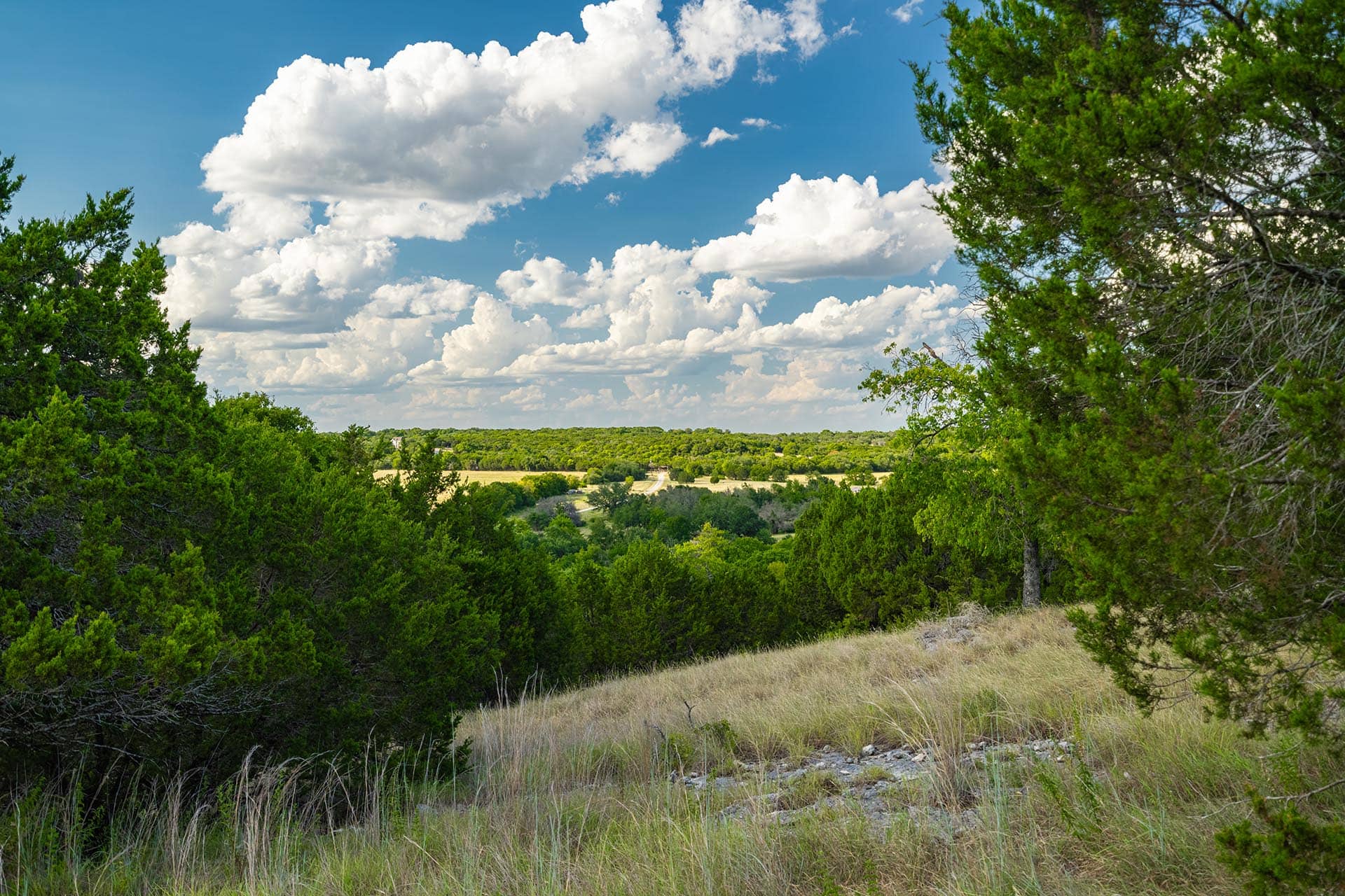 panoramic hilltop views texas gary creek ranch