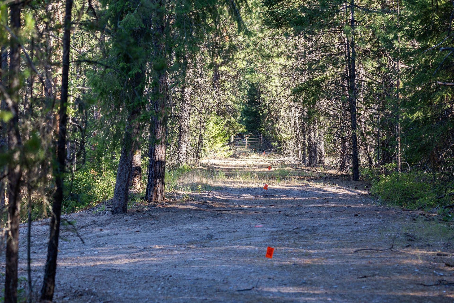 private drive survey flags montana clark fork timeless river retreat
