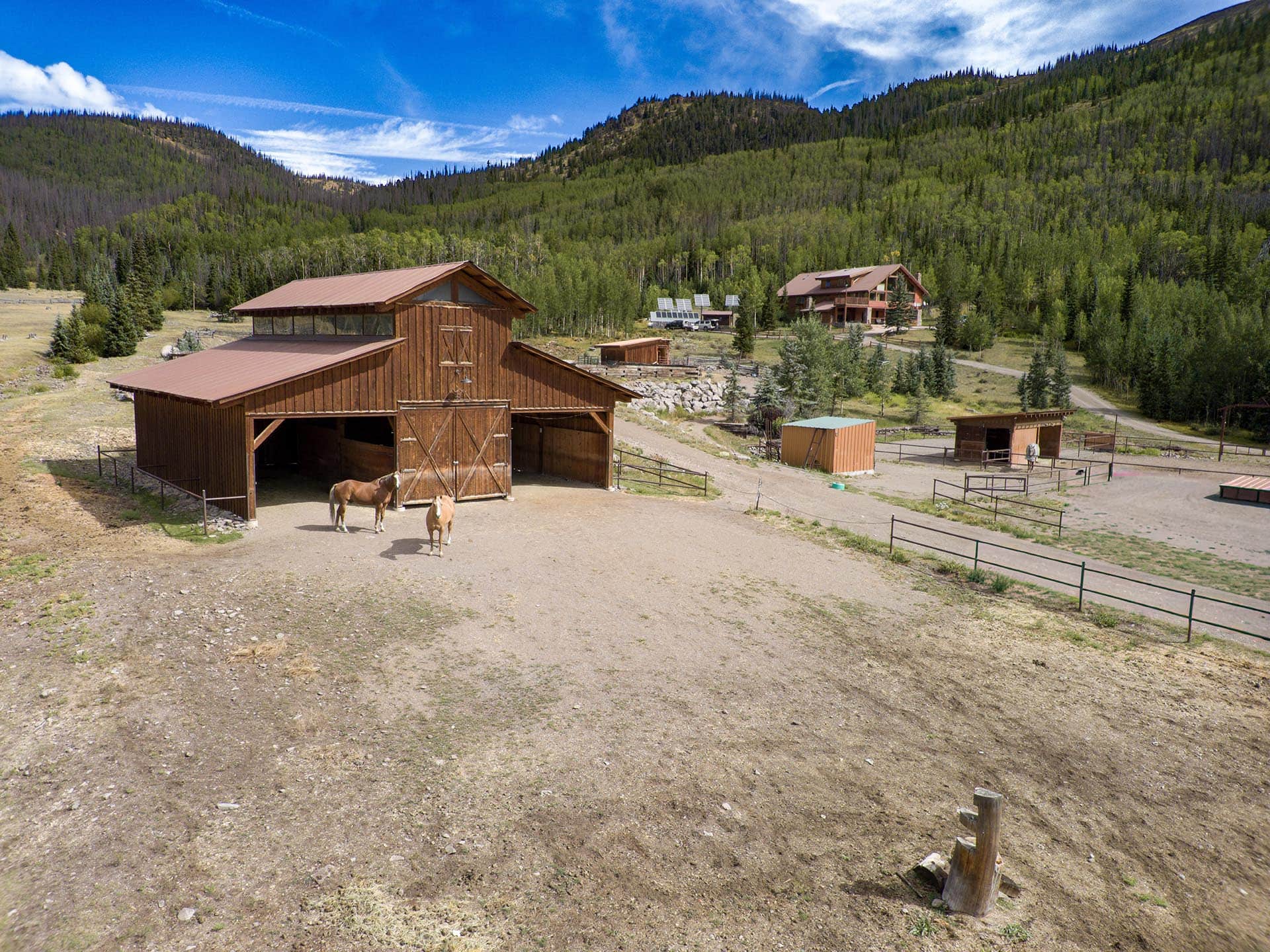 ranch with equestrian facilities colorado emerald ranch