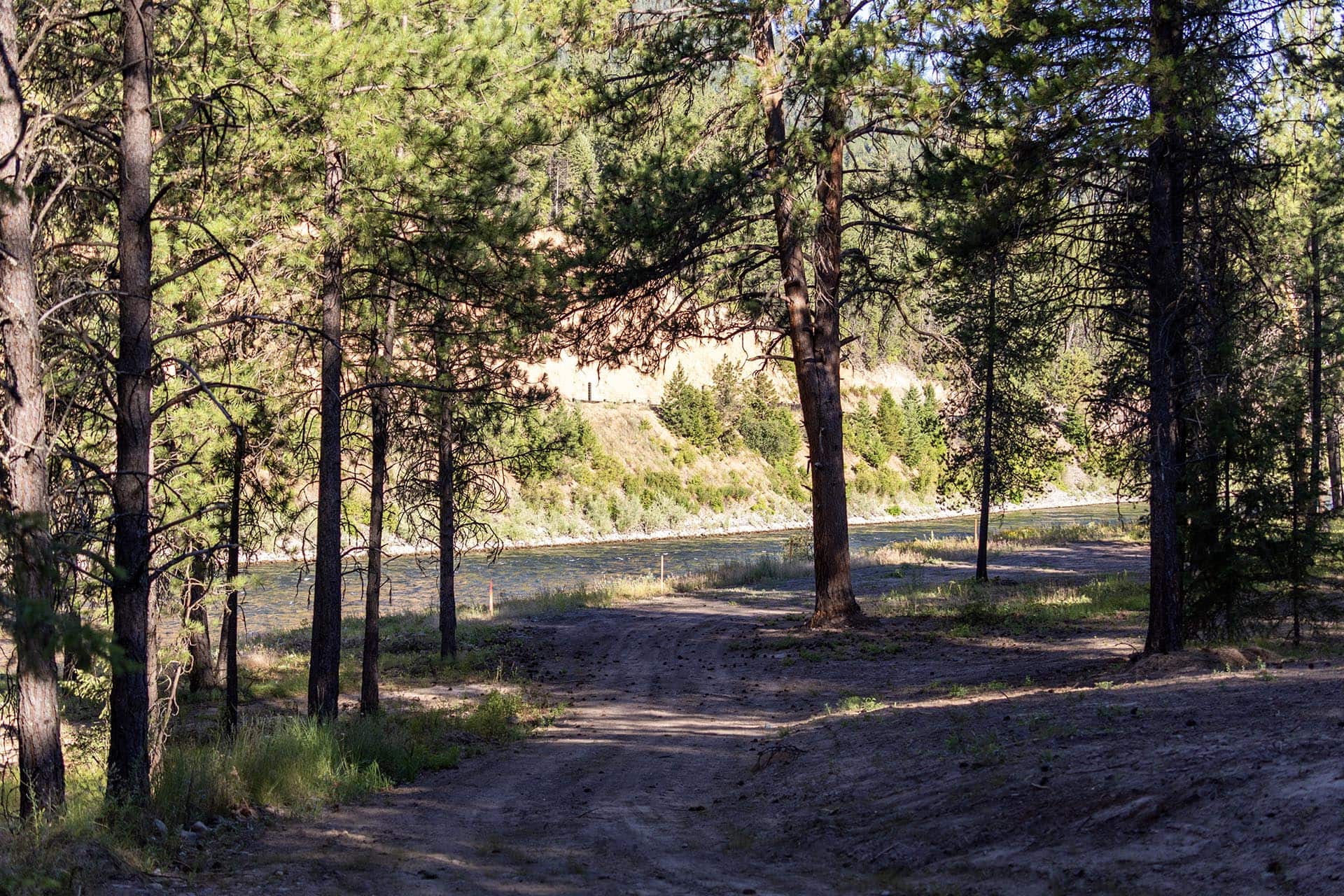 road along the river montana clark fork timeless river retreat