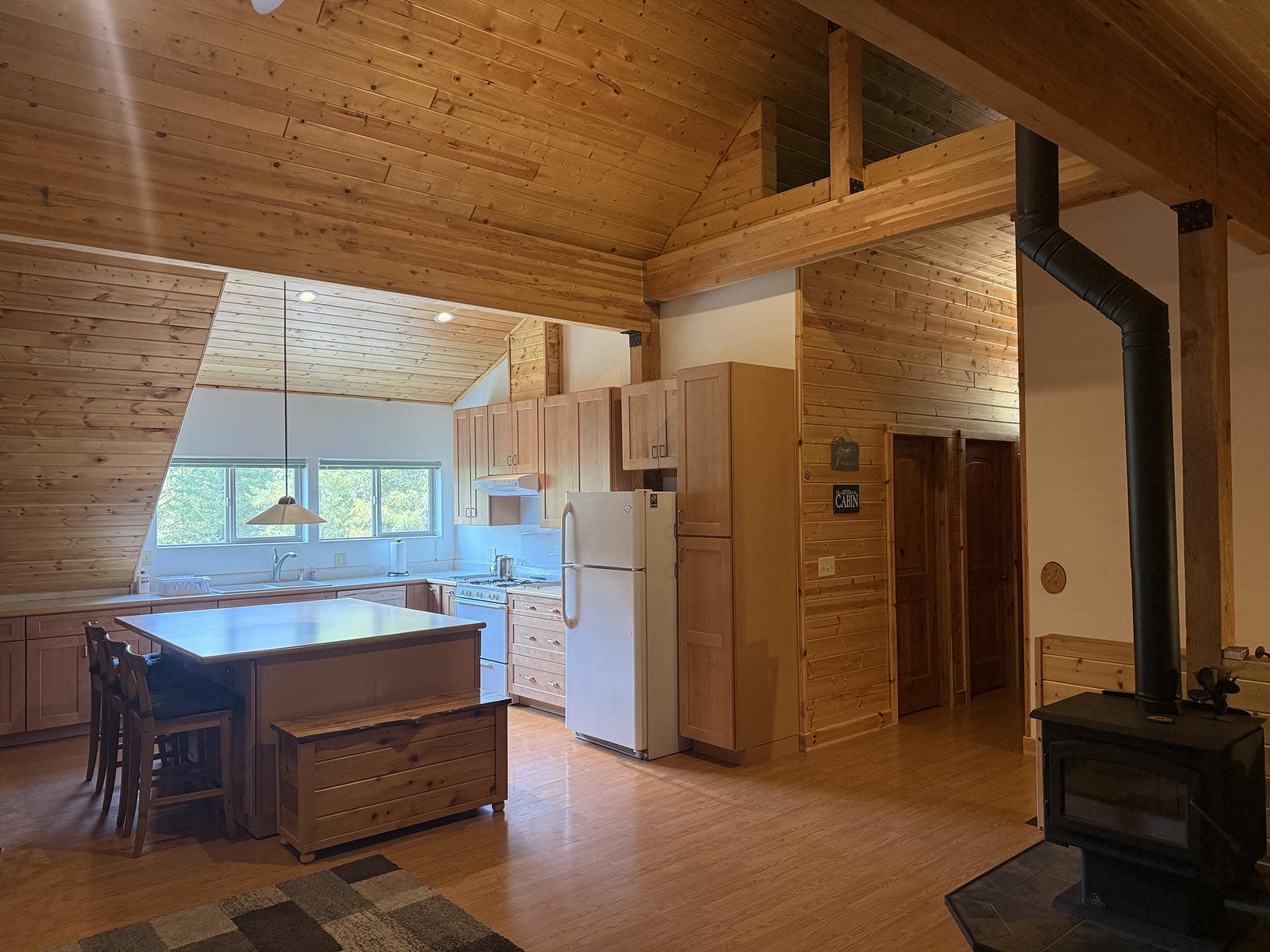 rustic kitchen island ranch for sale oregon goose creek getaway