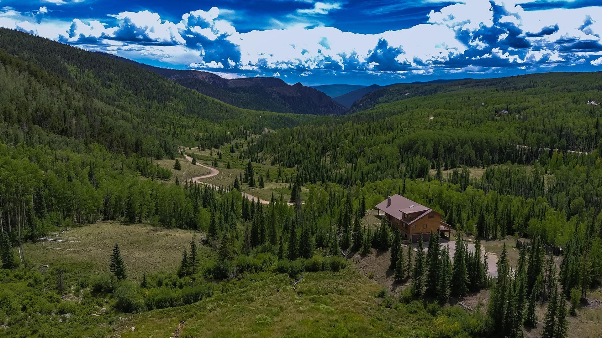 secluded mountain home land colorado emerald ranch