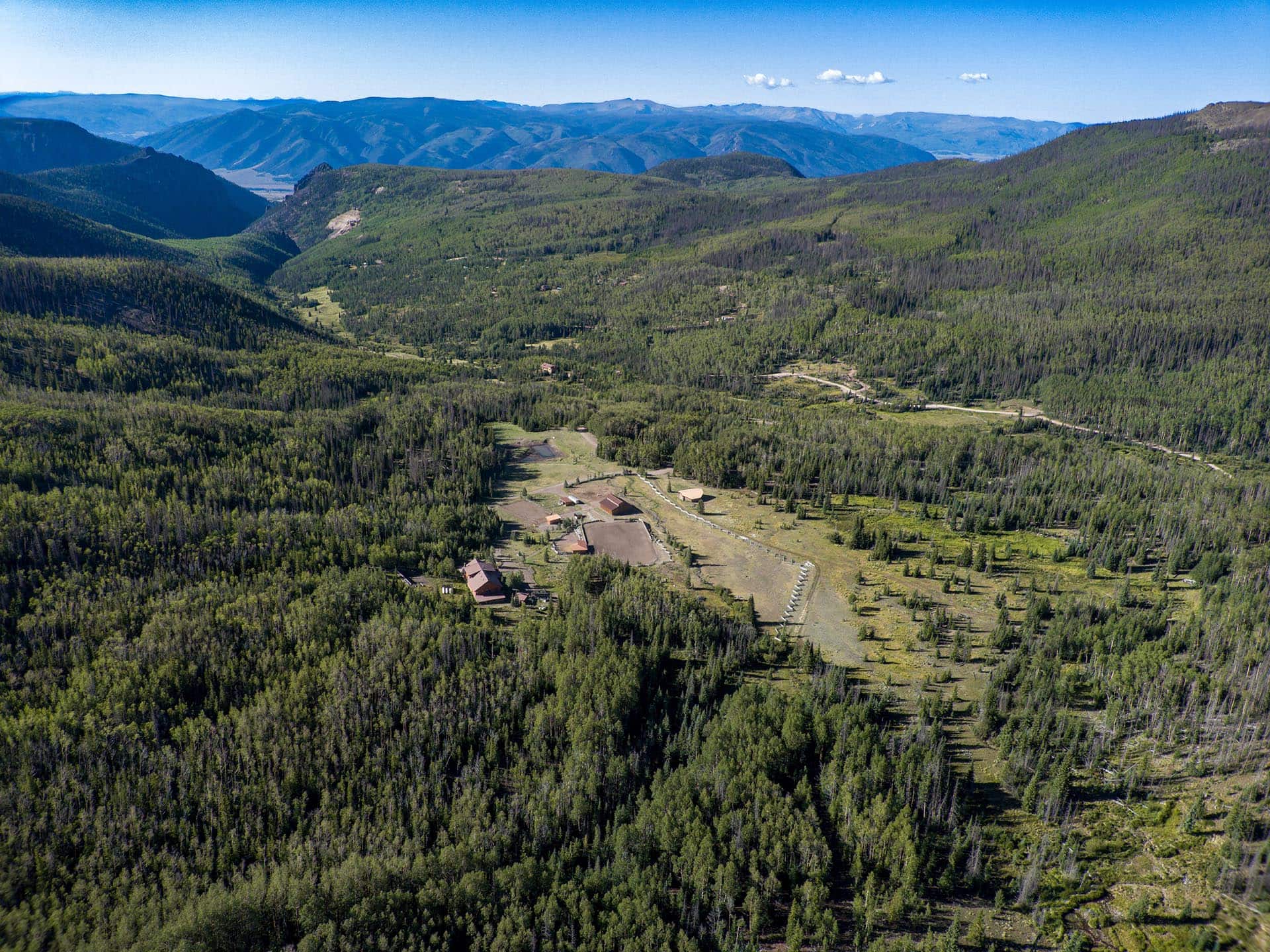 vast mountain acreage with valley views colorado emerald ranch