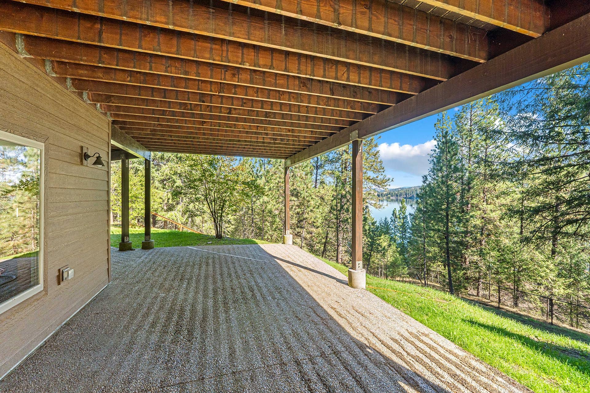 waterfront home with garden washington curlew lake house