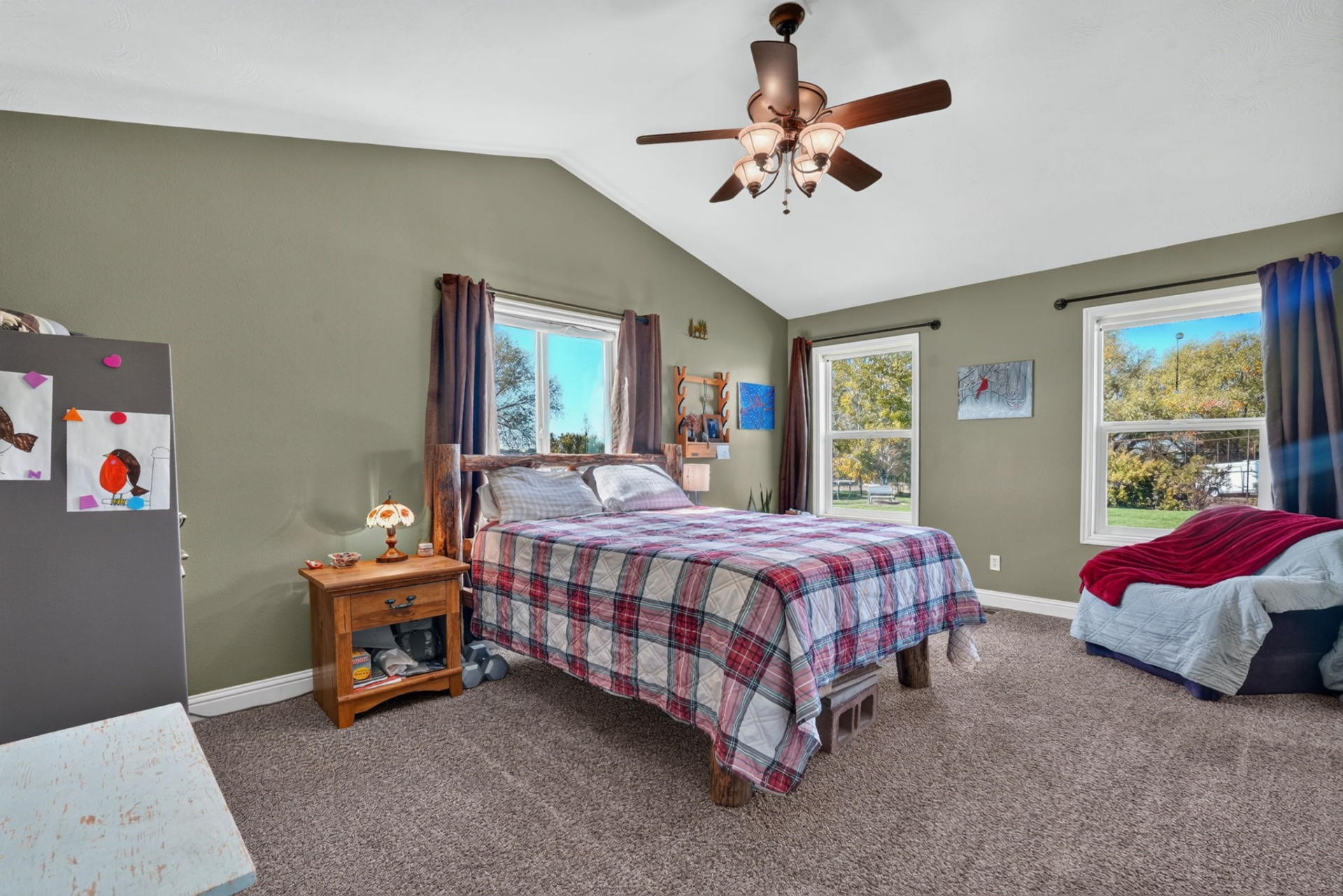Country Home Master Bedroom Idaho Sand Creek Farmstead