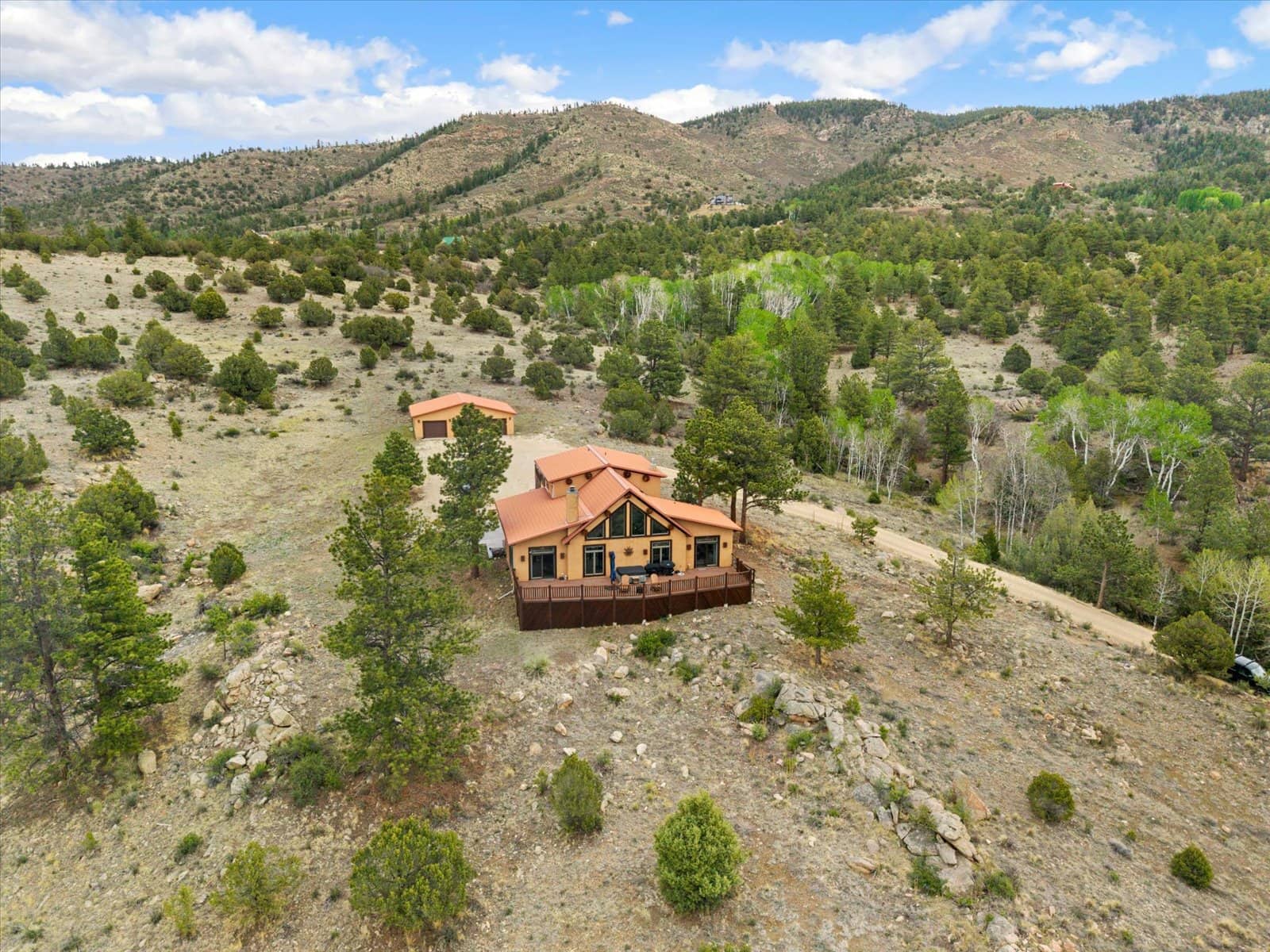 Deck colorado two eagles ranch