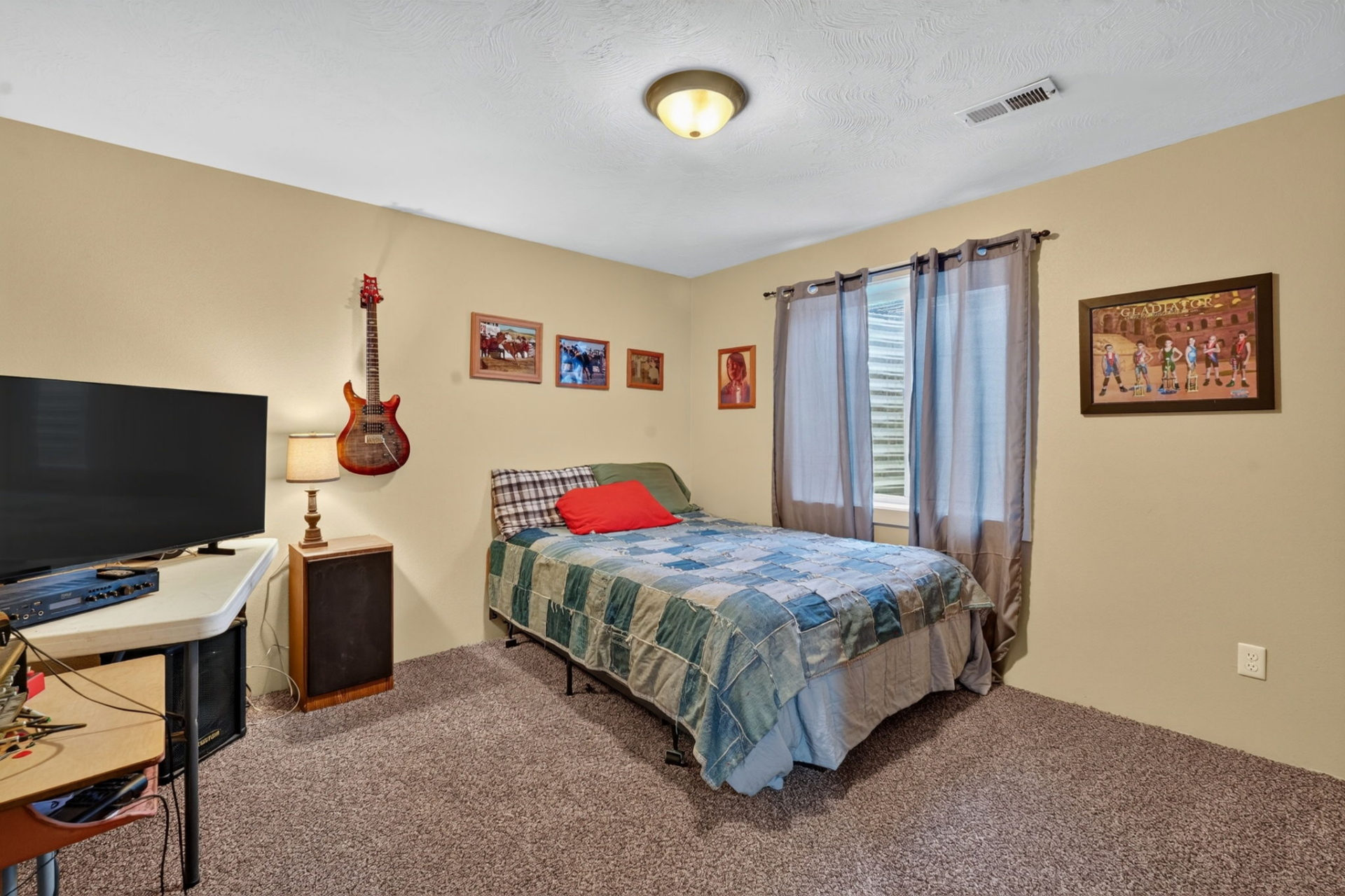 Rural Home Basement Guest Room Idaho Sand Creek Farmstead