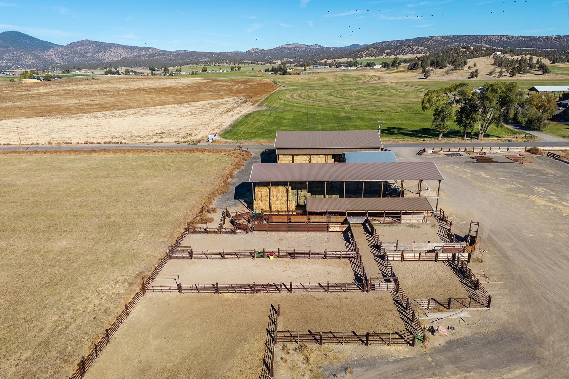 acreage with multiple residences for sale oregon north ochoco valley hay and cattle ranch